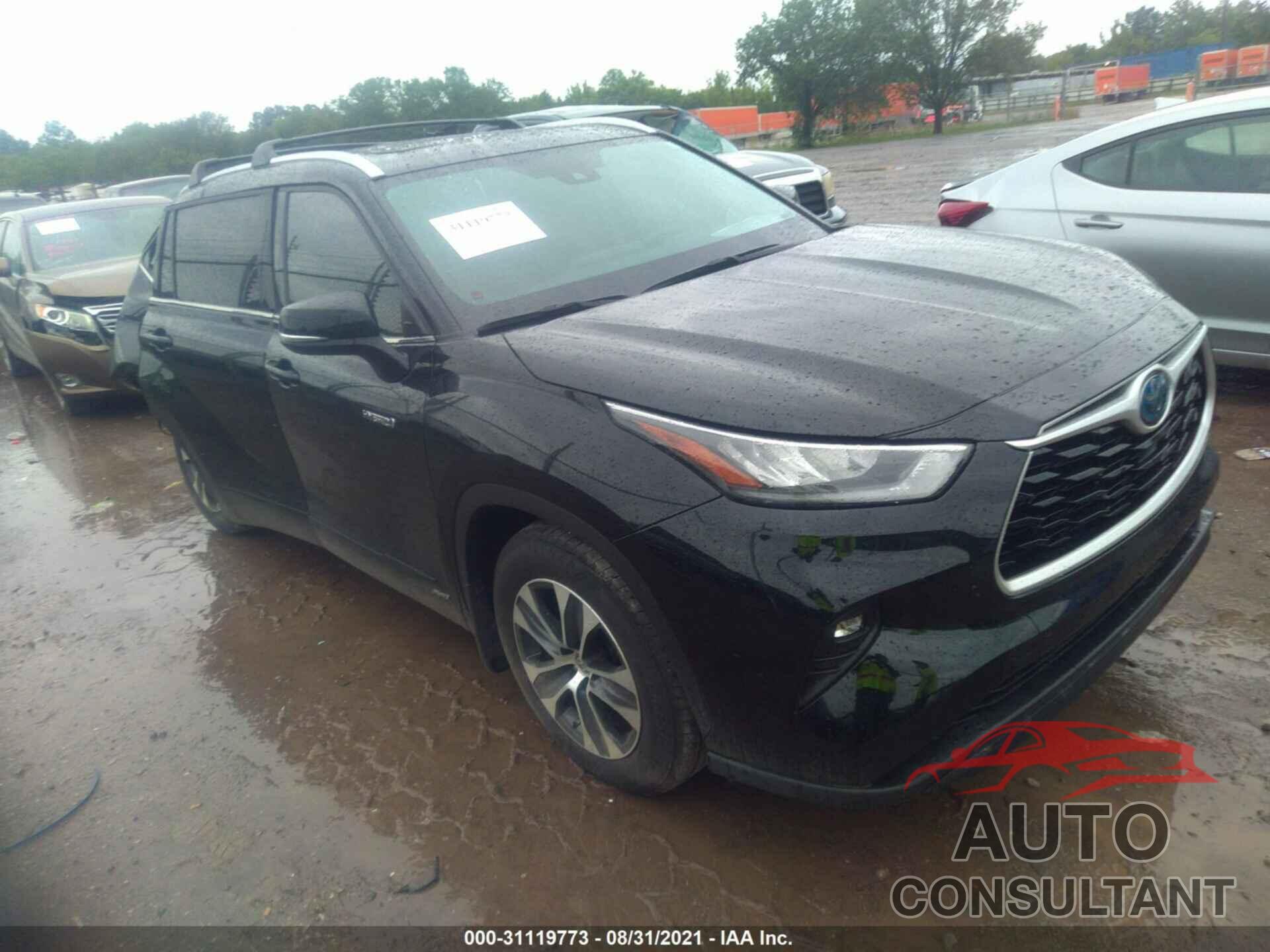 TOYOTA HIGHLANDER 2020 - 5TDGBRCH7LS504142