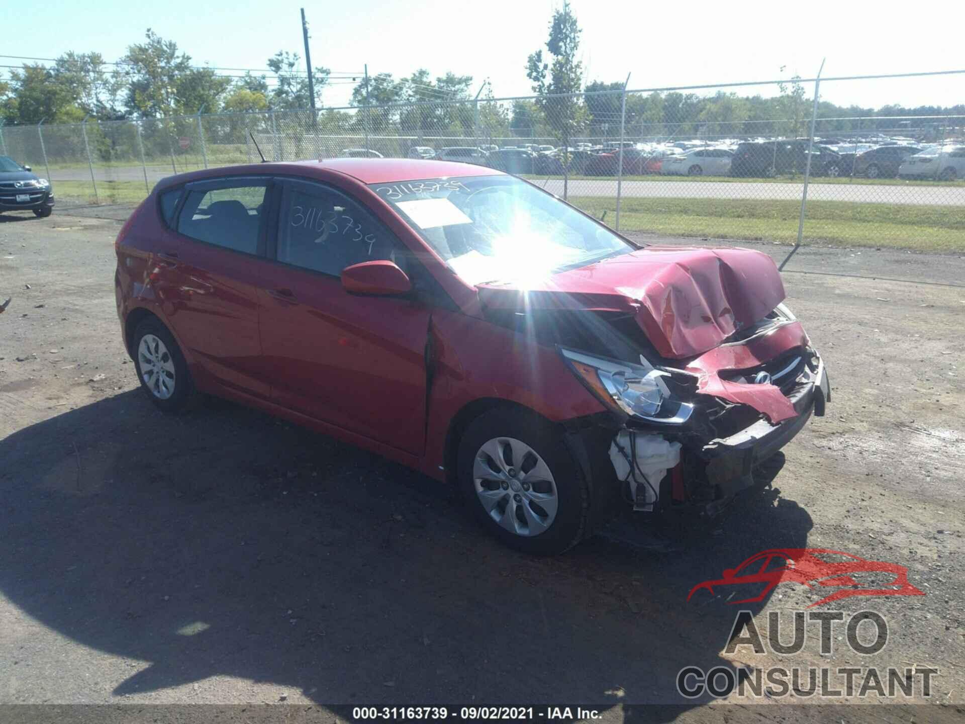 HYUNDAI ACCENT 2016 - KMHCT5AE3GU237074