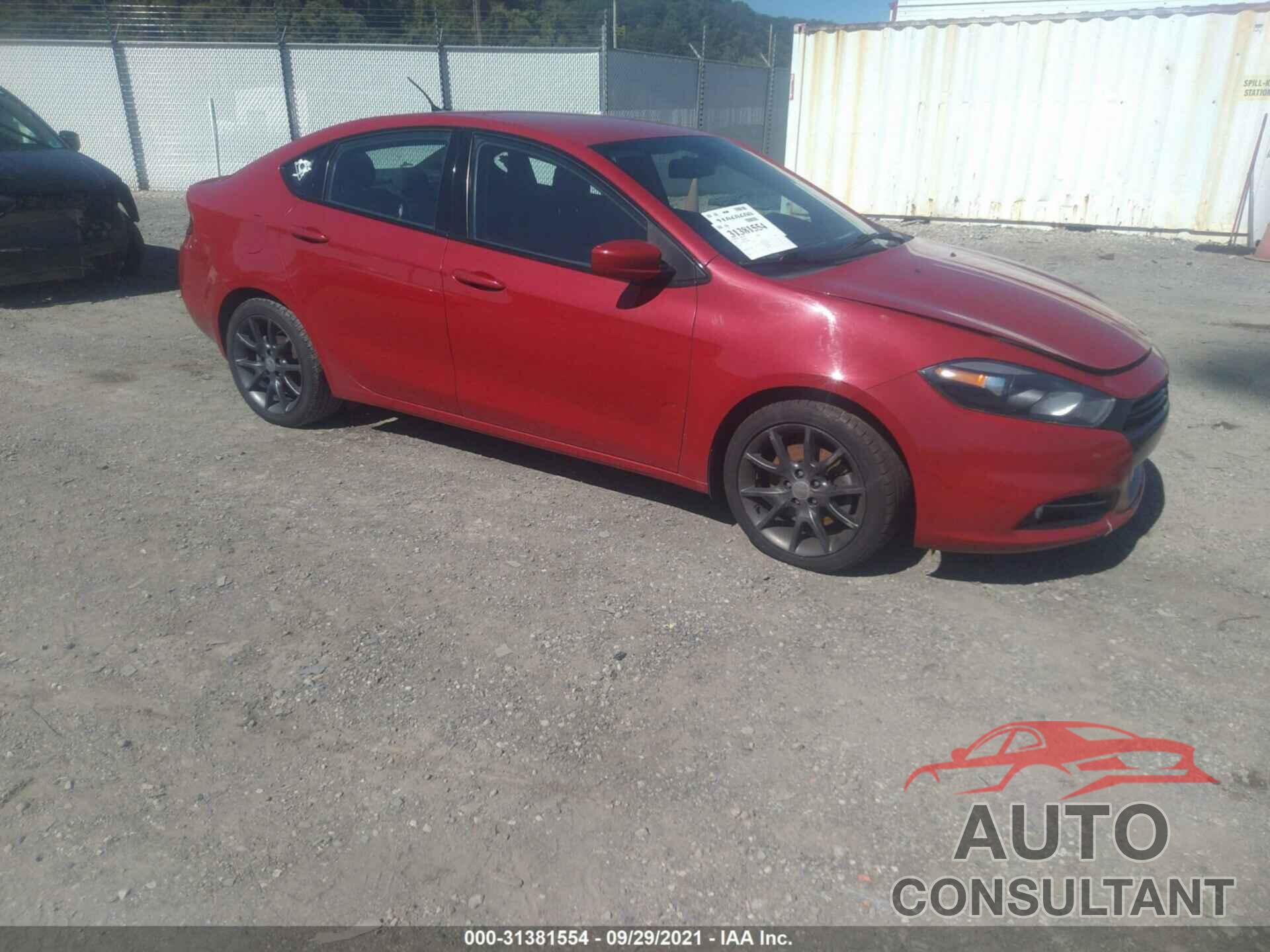 DODGE DART 2016 - 1C3CDFBB1GD515664