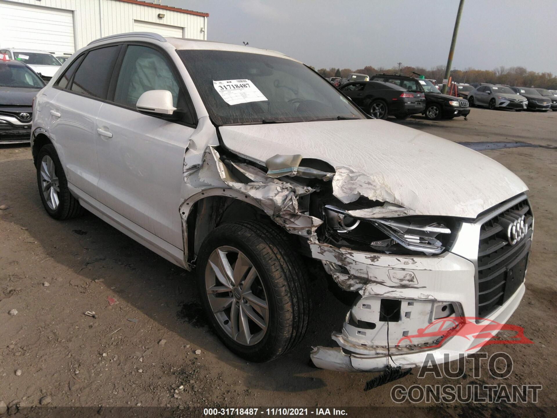 AUDI Q3 2018 - WA1BCCFSXJR012254