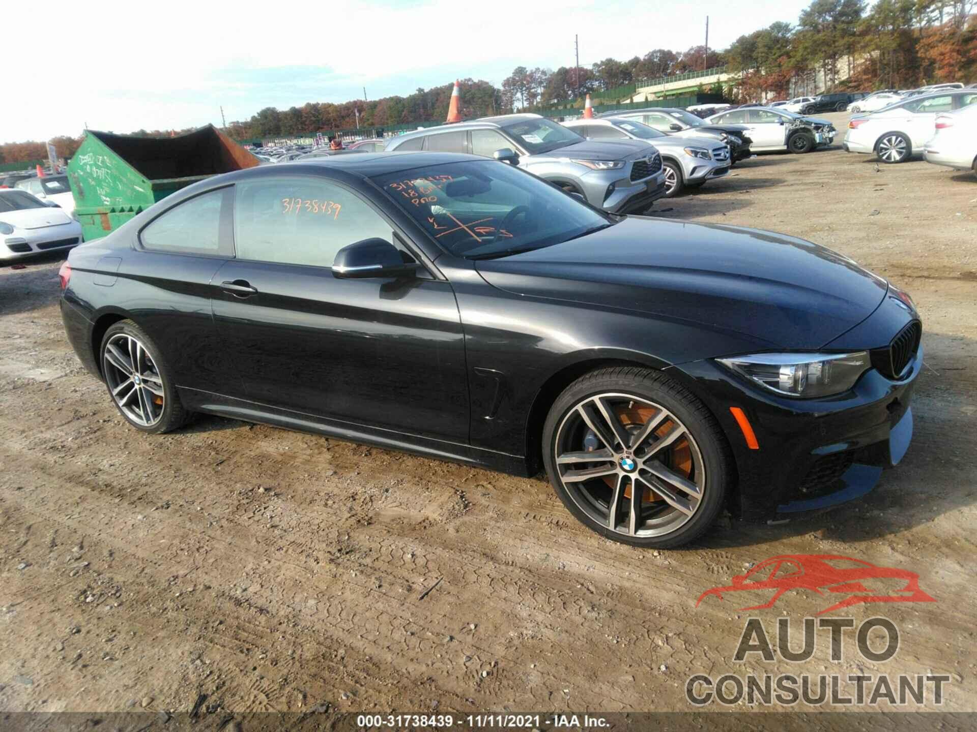 BMW 4 SERIES 2018 - WBA4W9C55JAF93829