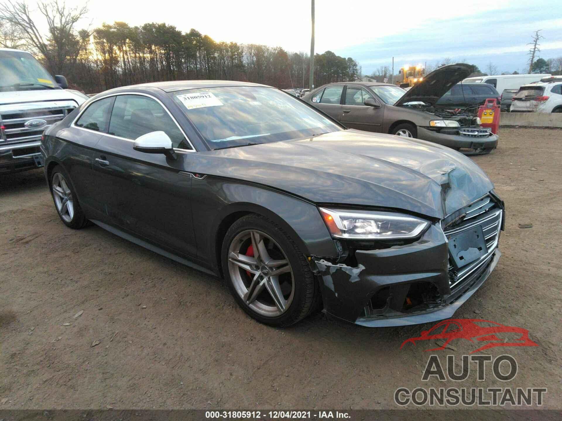 AUDI S5 COUPE 2018 - WAUP4AF55JA003772