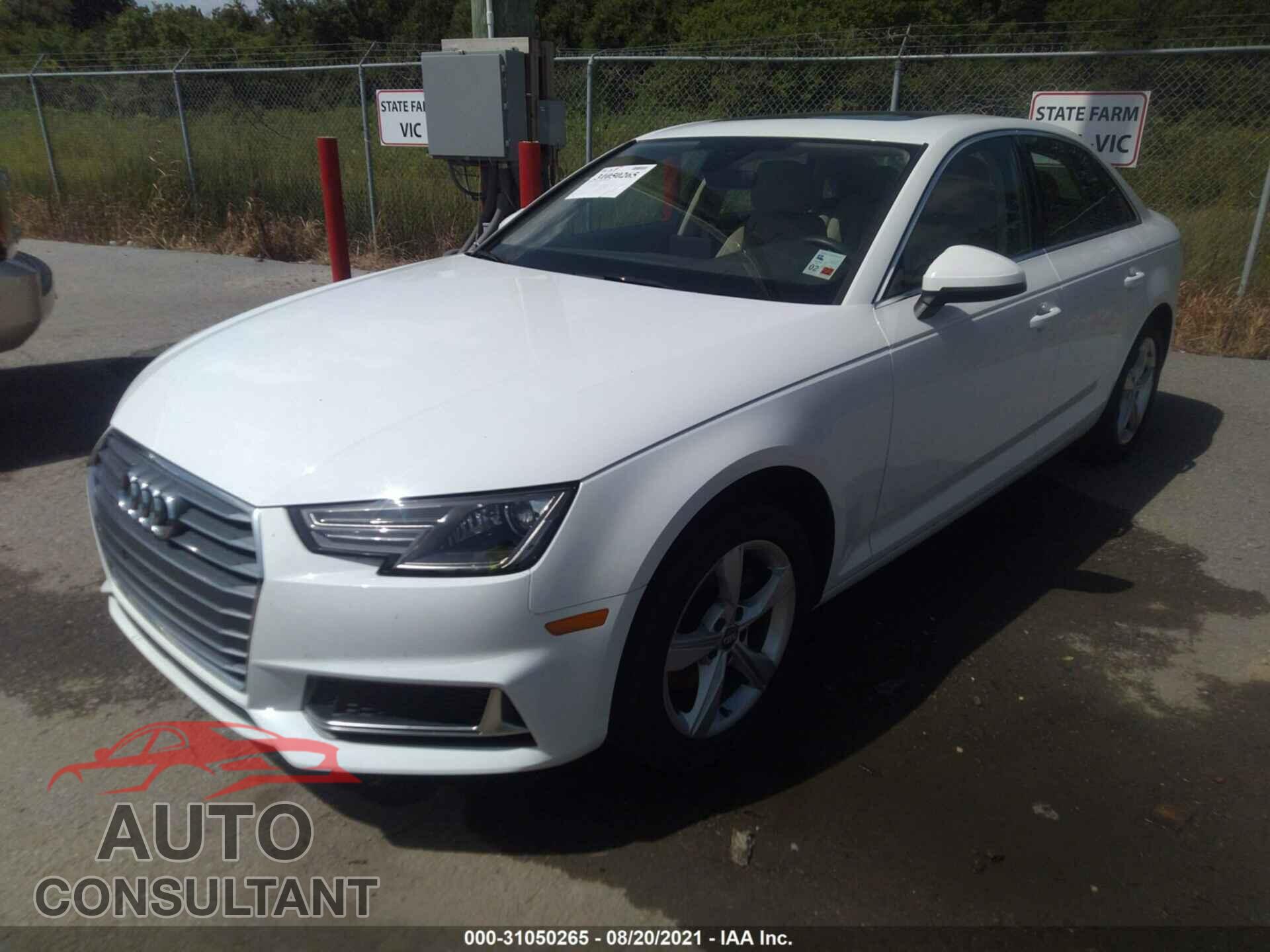 AUDI A4 2019 - WAUGMAF48KA032188