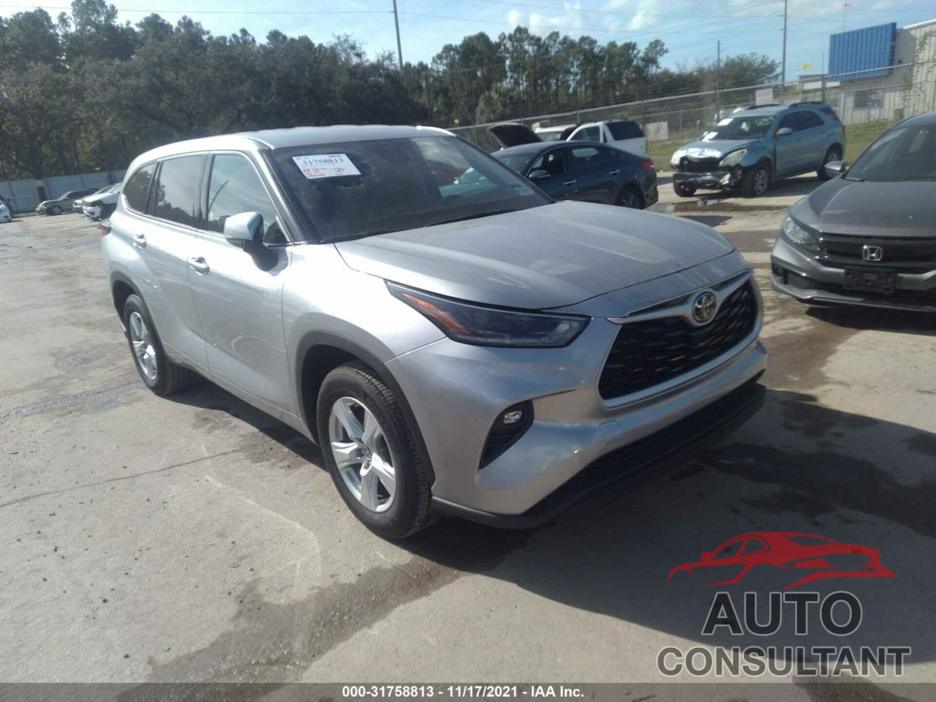 TOYOTA HIGHLANDER 2021 - 5TDZZRAH6MS065623