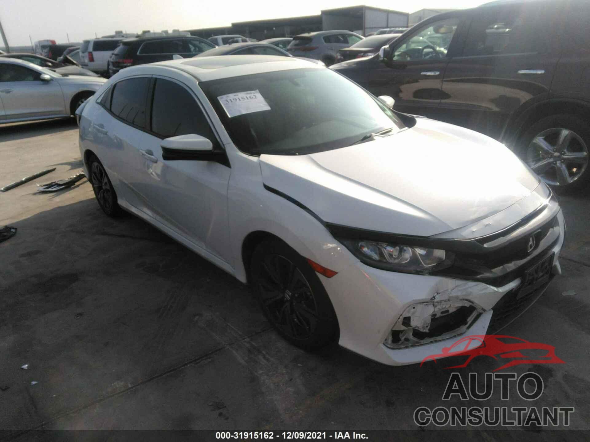 HONDA CIVIC HATCHBACK 2018 - SHHFK7H52JU210582