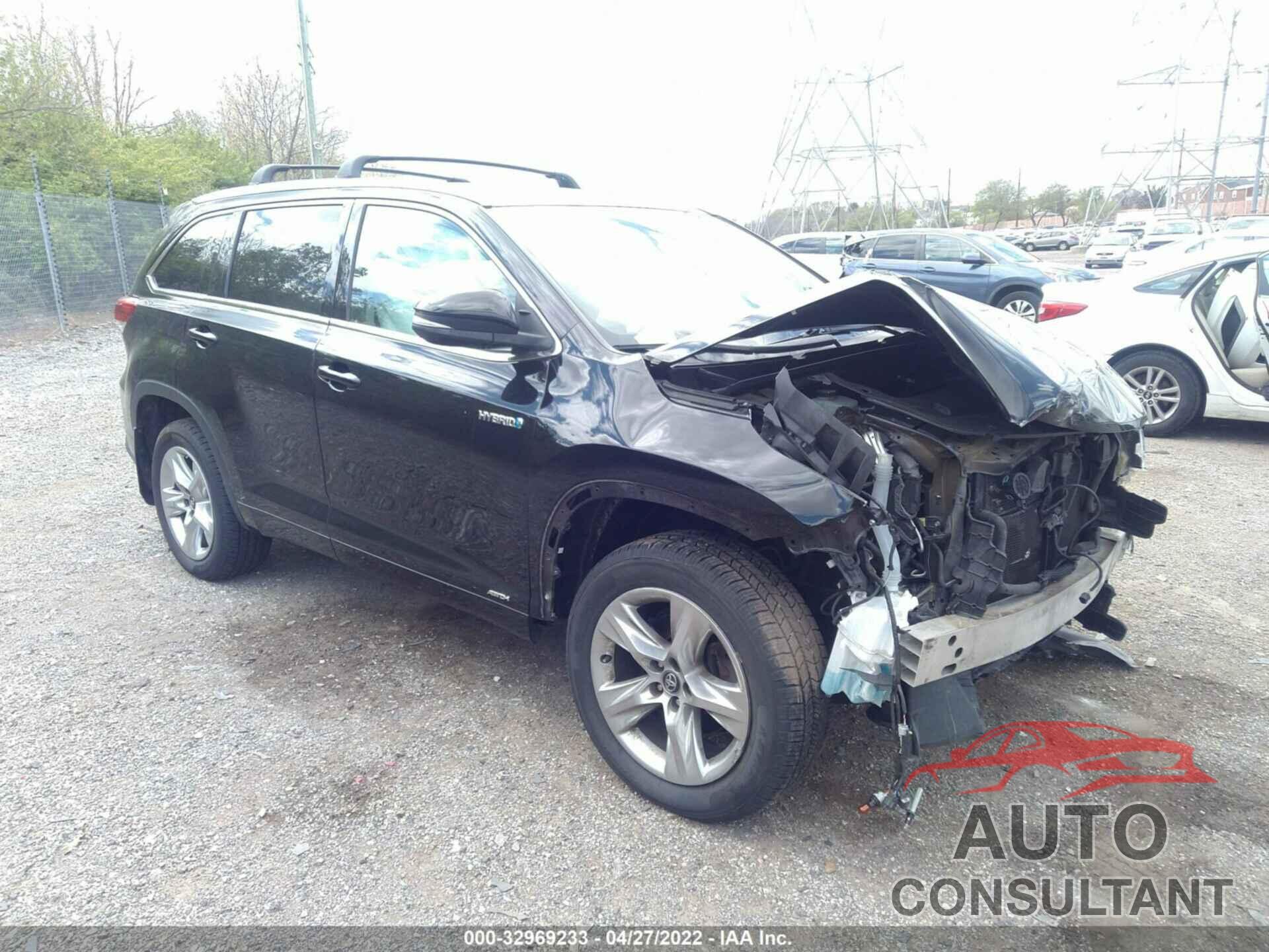 TOYOTA HIGHLANDER 2017 - 5TDDGRFH9HS026782