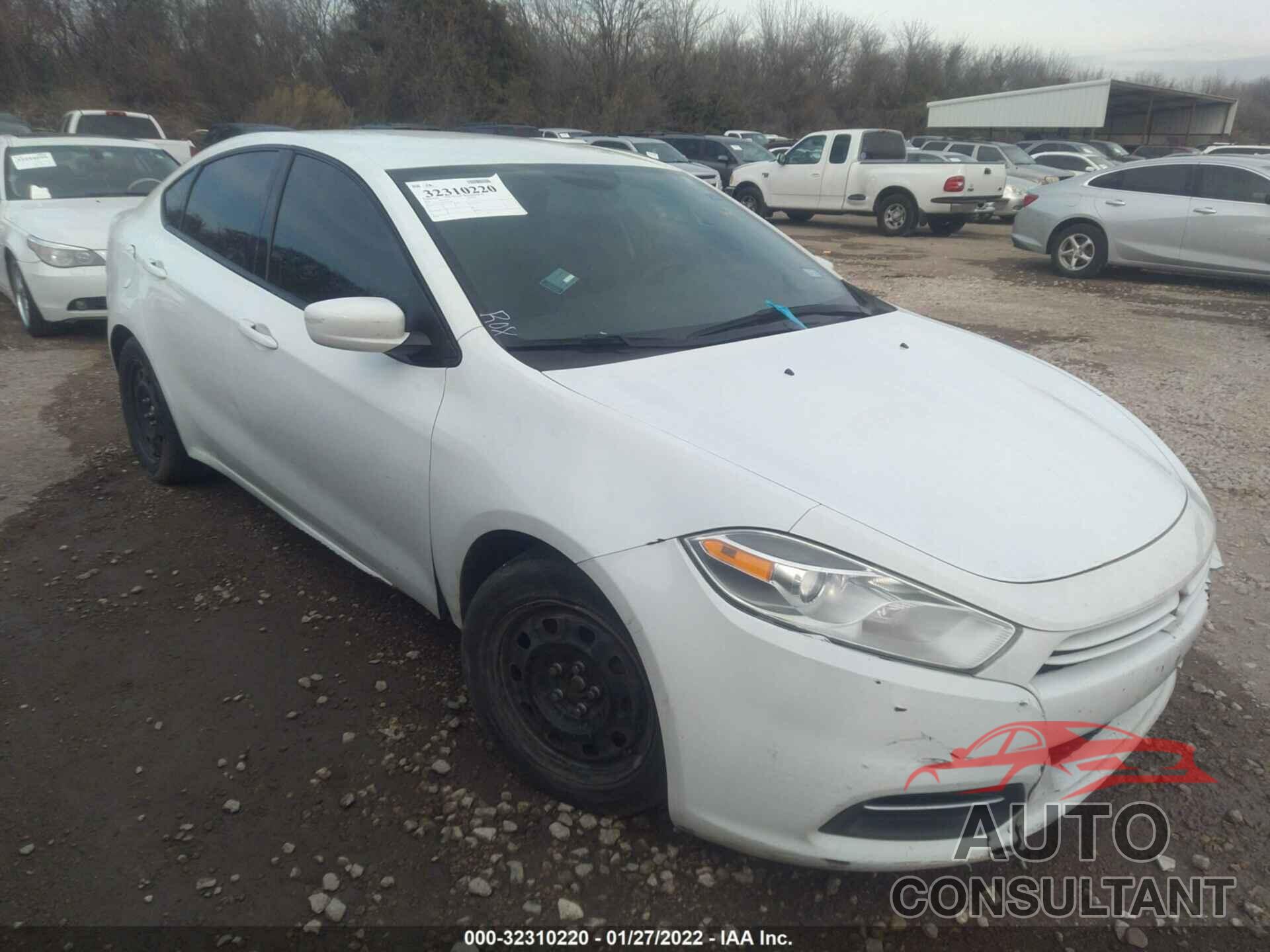 DODGE DART 2016 - 1C3CDFAA8GD517601