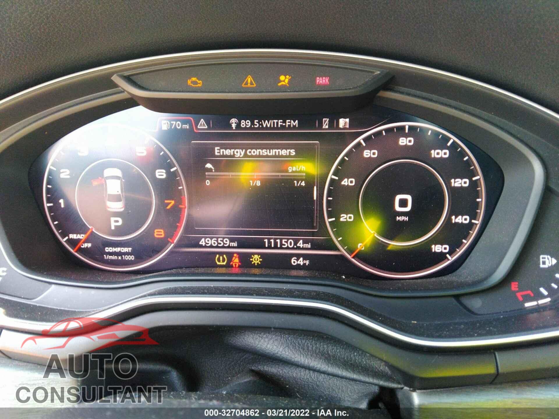 AUDI A4 2017 - WAUENAF42HN028143