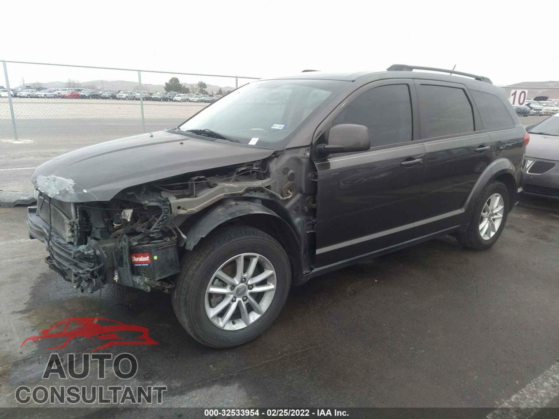 DODGE JOURNEY 2016 - 3C4PDDBG8GT129072