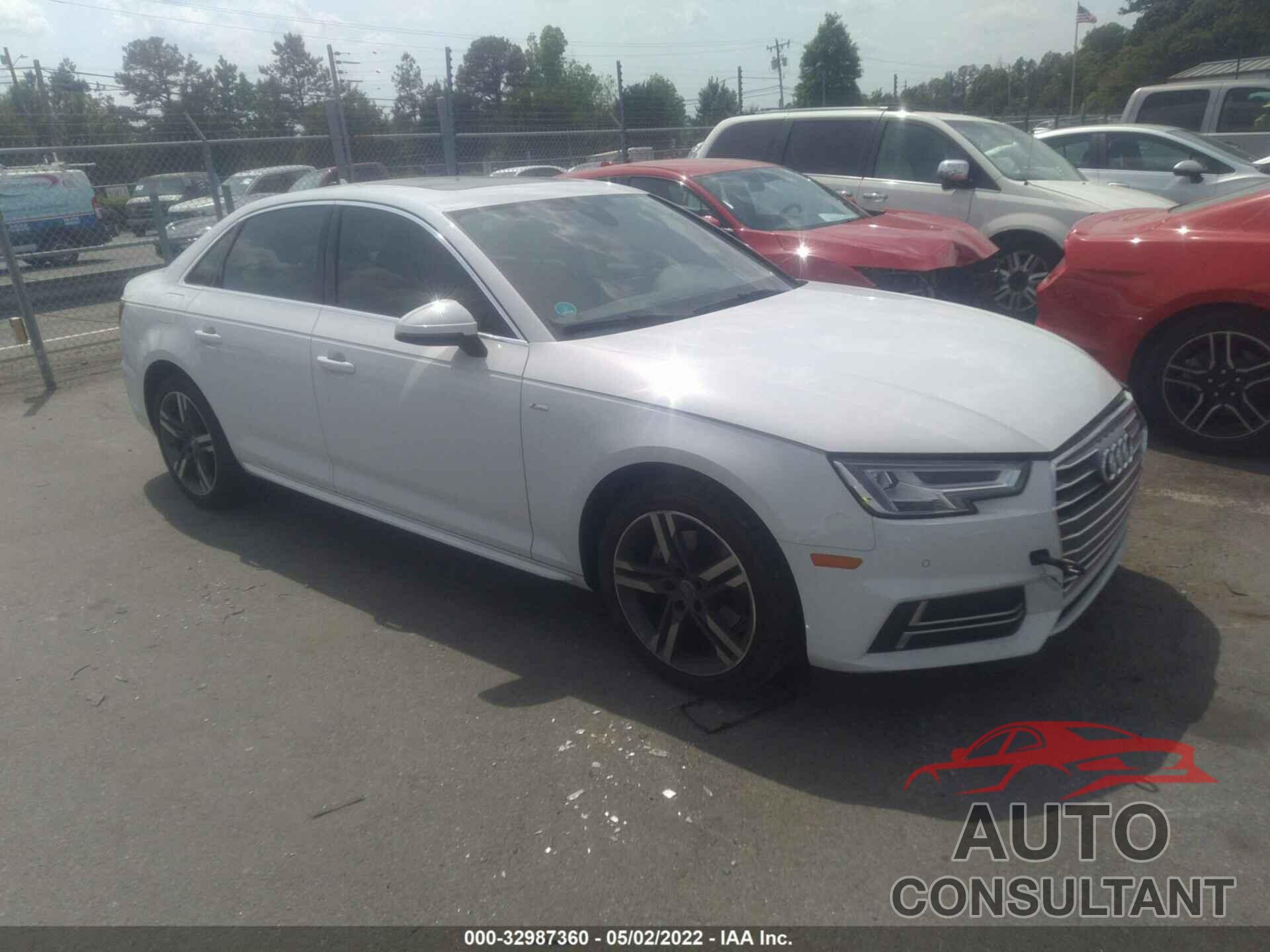 AUDI A4 2018 - WAULMAF47JA225705