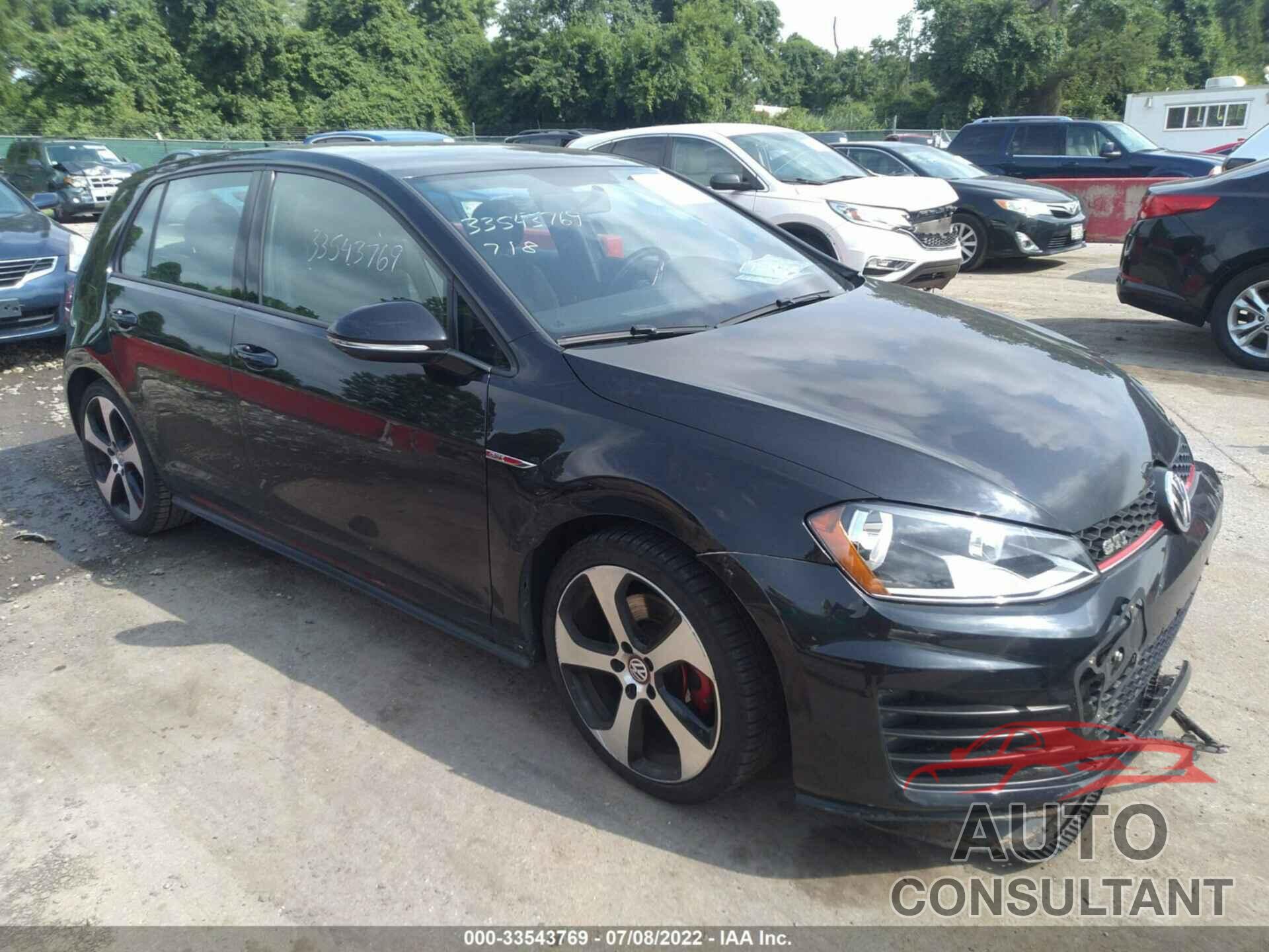 VOLKSWAGEN GOLF GTI 2017 - 3VW4T7AU3HM053784