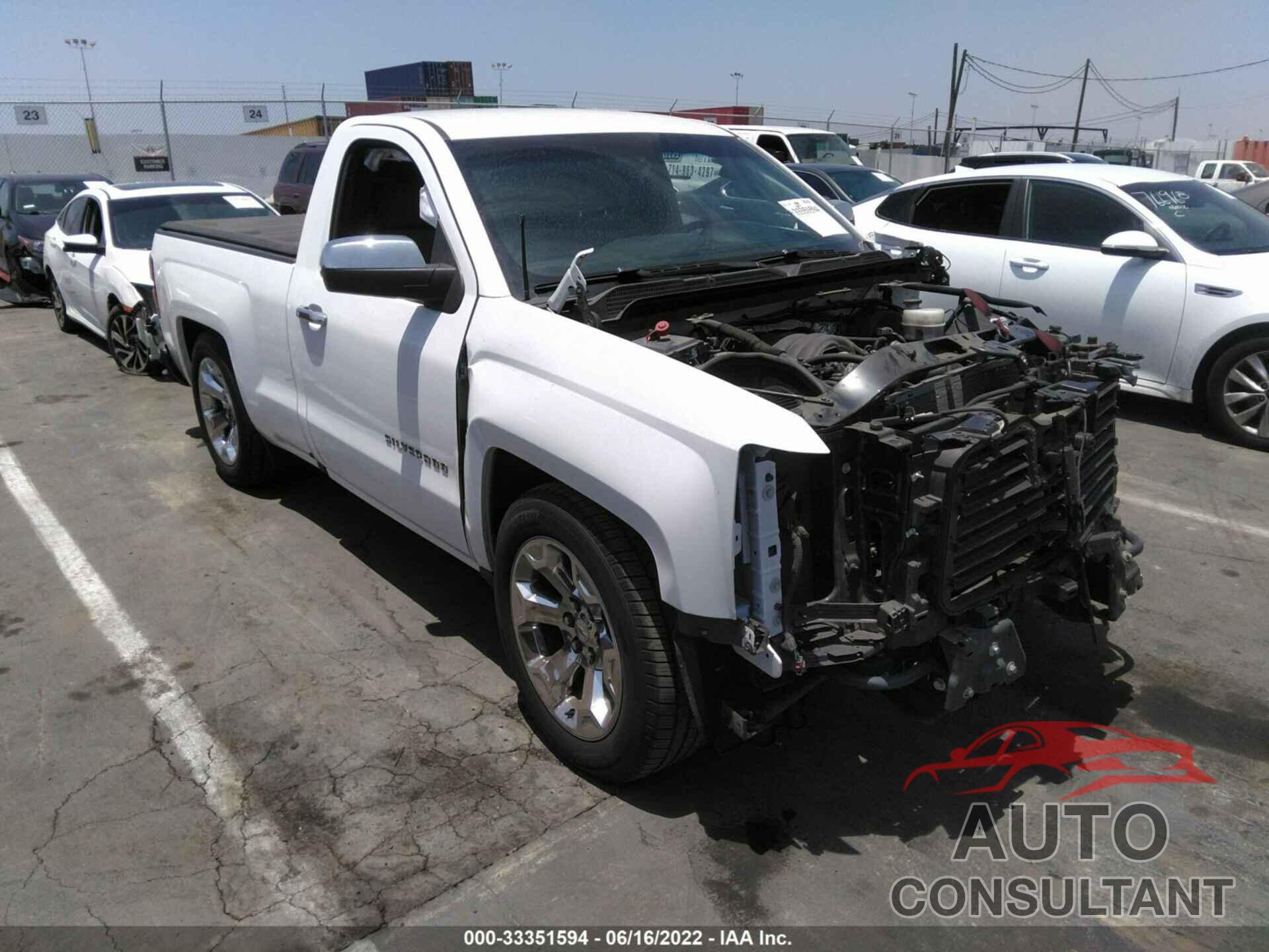 CHEVROLET SILVERADO 1500 2017 - 1GCNCNEH4HZ315612