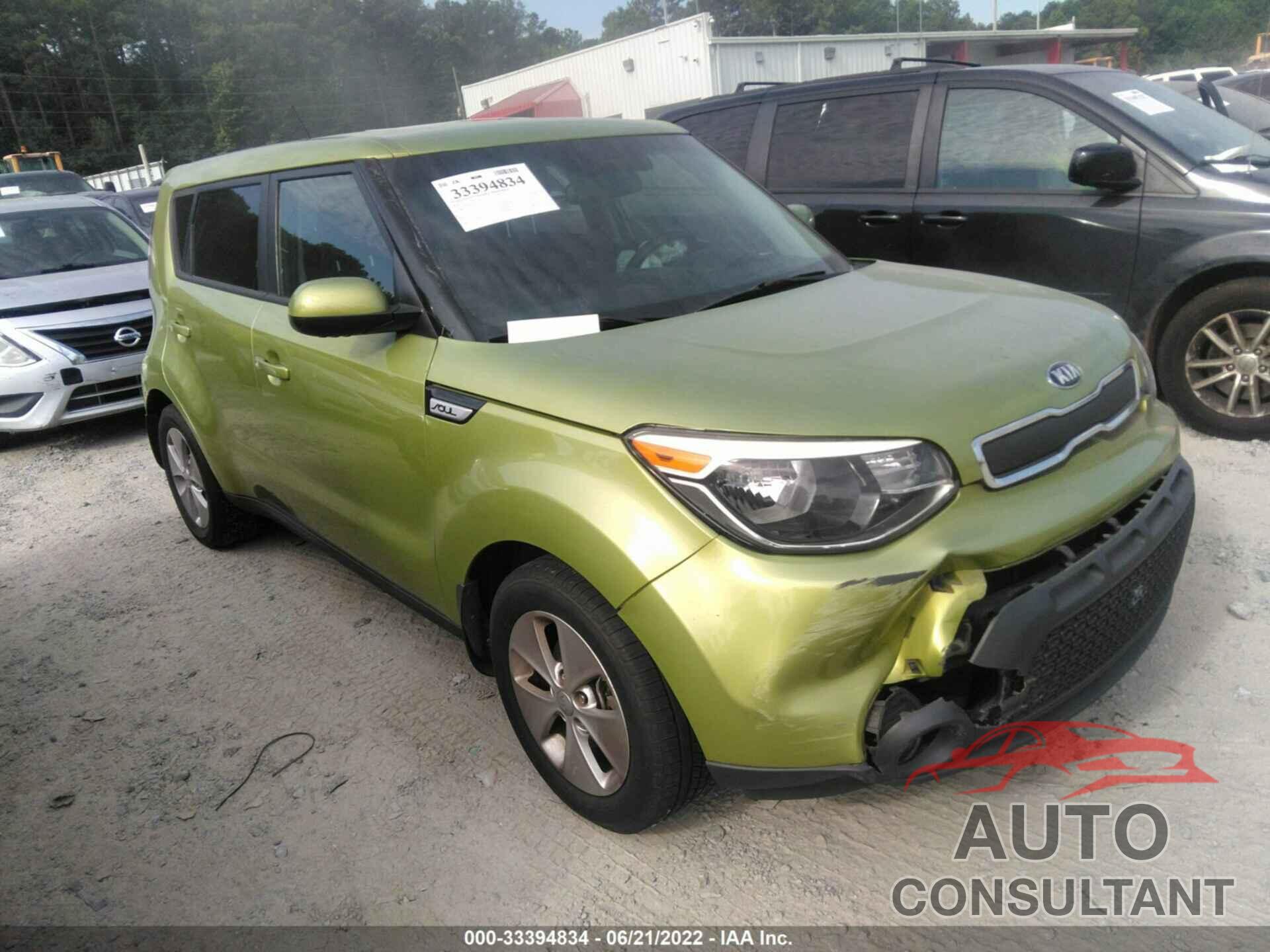 KIA SOUL 2016 - KNDJN2A2XG7827295