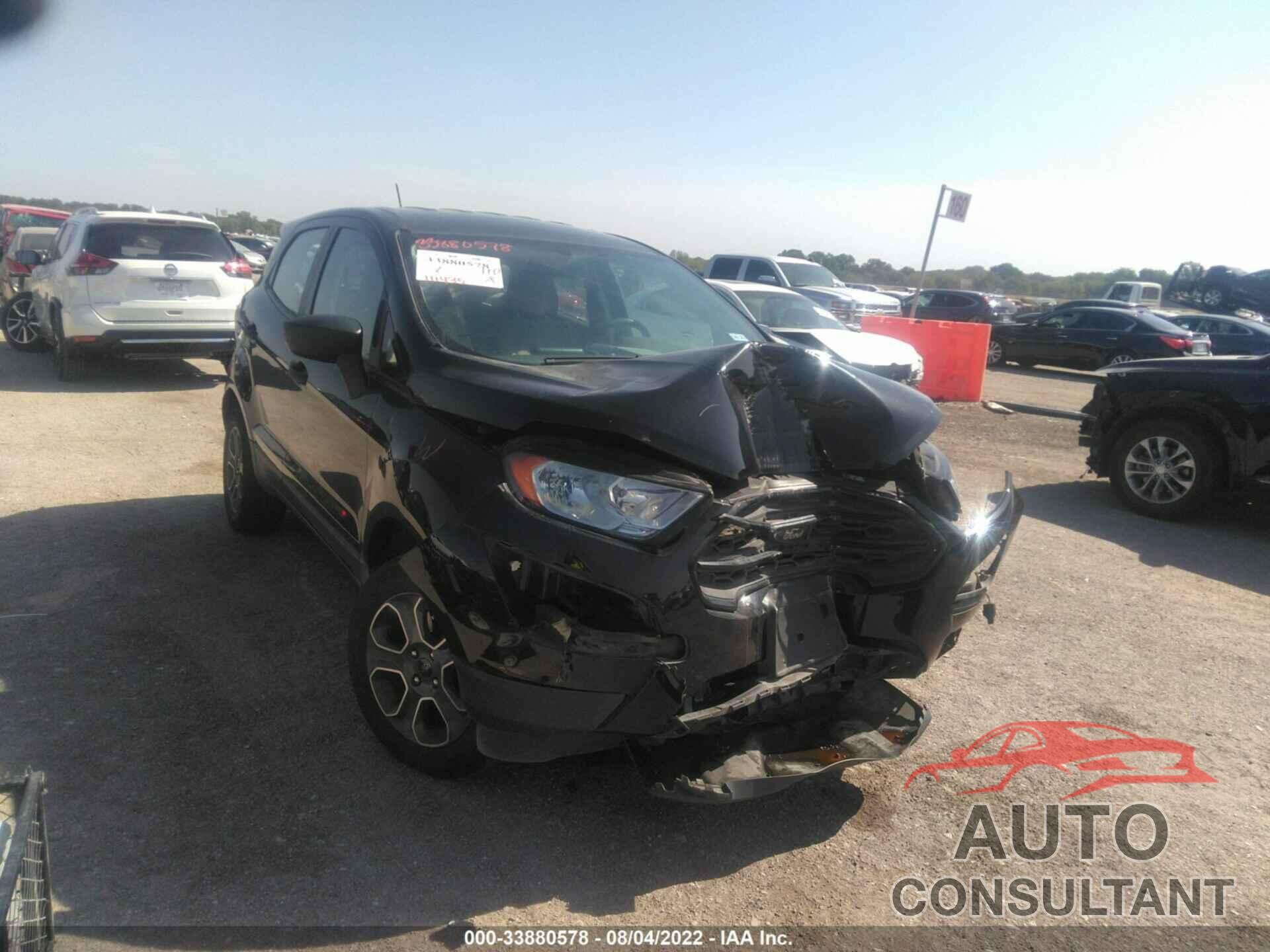 FORD ECOSPORT 2018 - MAJ6P1SL0JC207996