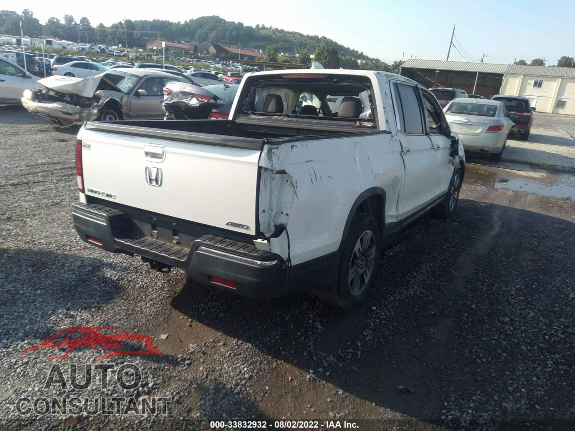 HONDA RIDGELINE 2017 - 5FPYK3F68HB026778
