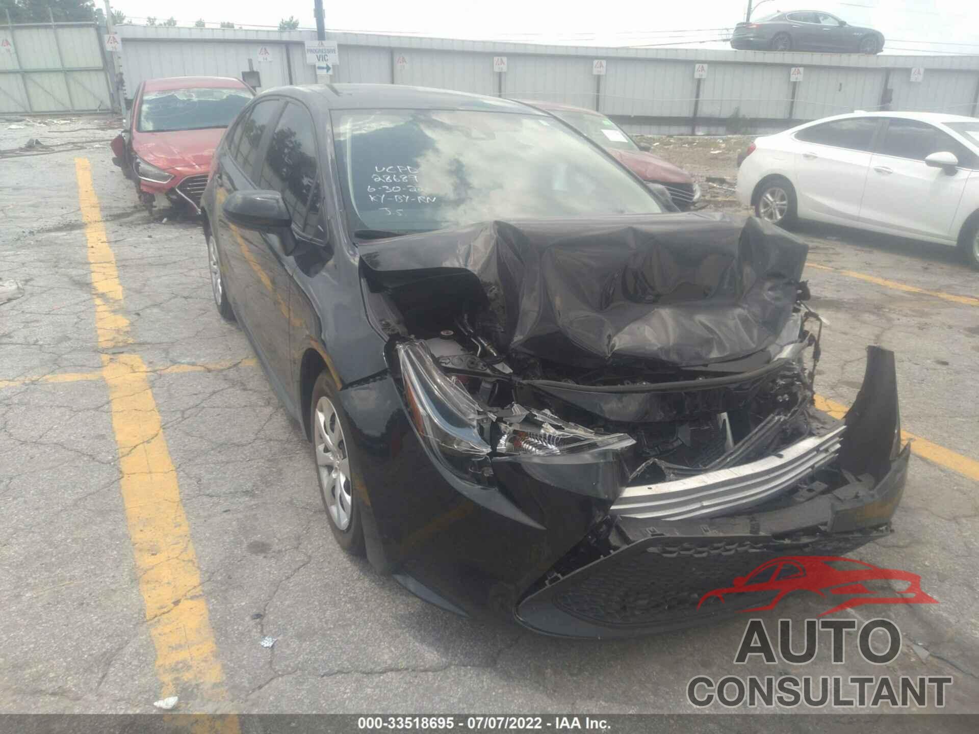 TOYOTA COROLLA 2020 - 5YFEPRAE3LP127416