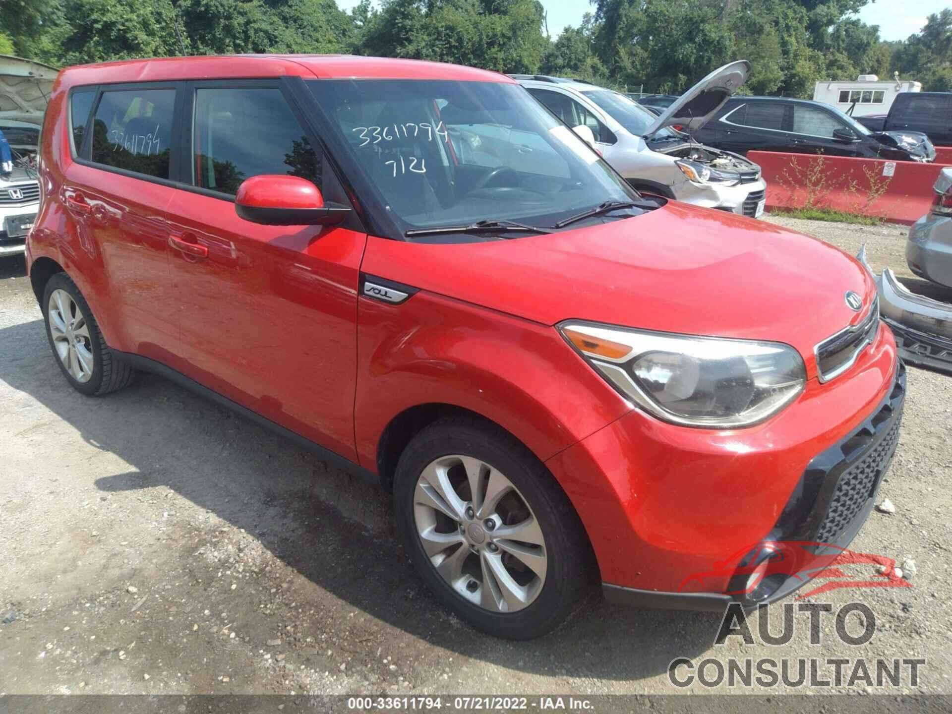 KIA SOUL 2016 - KNDJP3A54G7827013