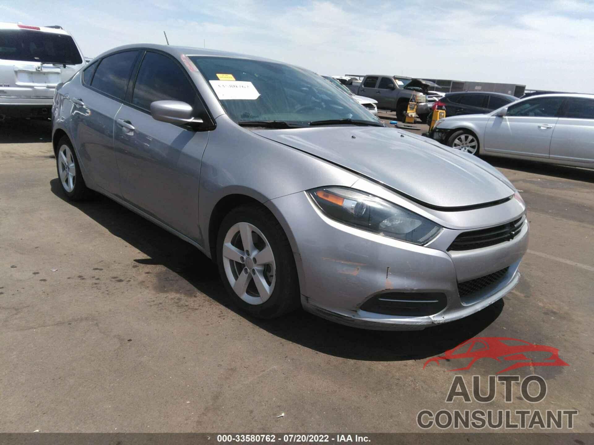 DODGE DART 2016 - 1C3CDFBB0GD680895