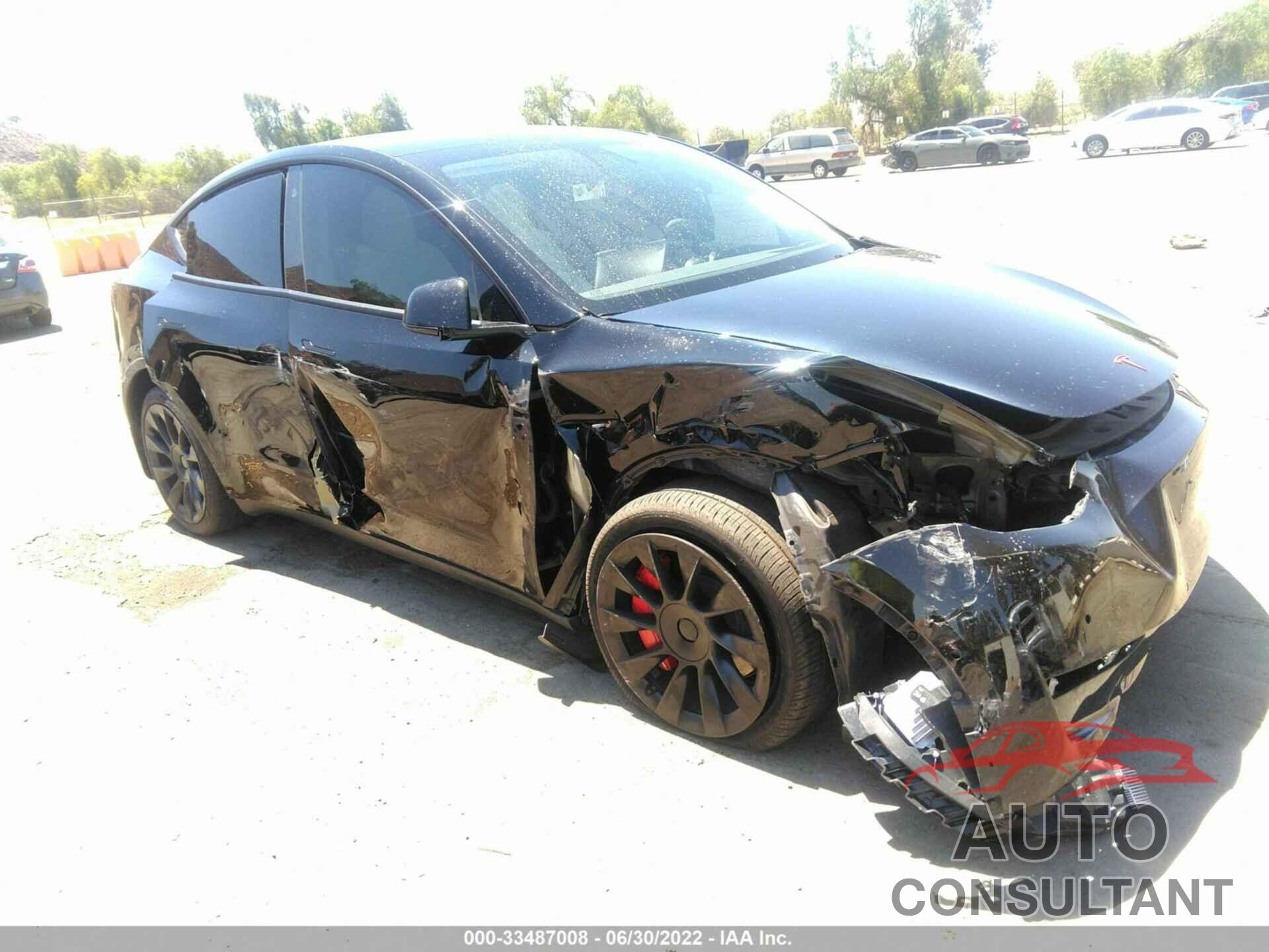 TESLA MODEL Y 2022 - 7SAYGDEE5NF351153