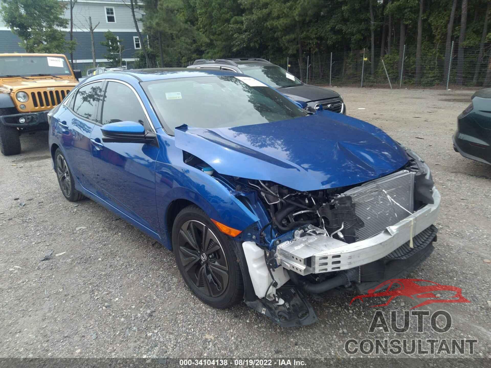 HONDA CIVIC HATCHBACK 2017 - SHHFK7H57HU203041