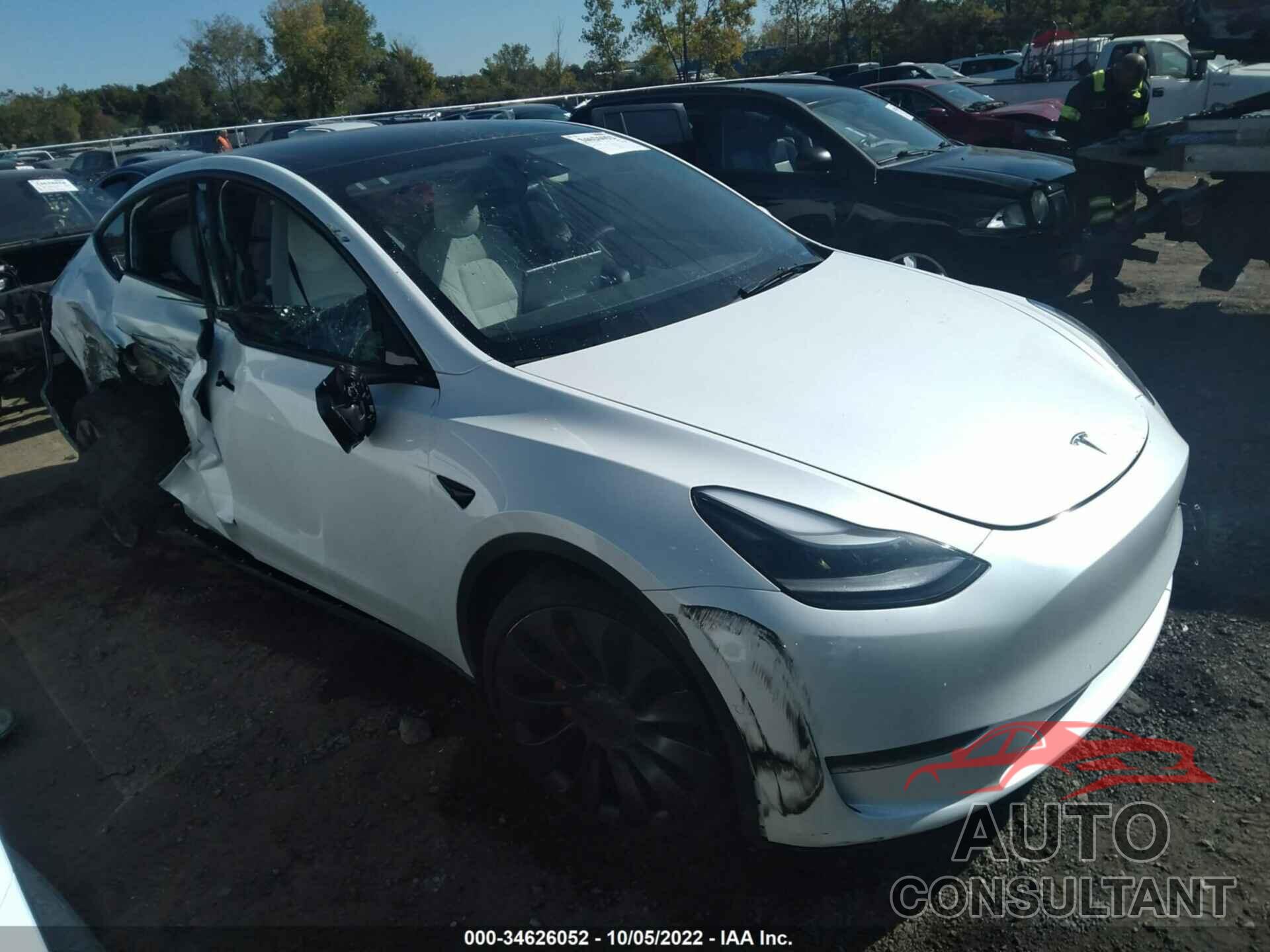 TESLA MODEL Y 2022 - 7SAYGDEF8NF403979