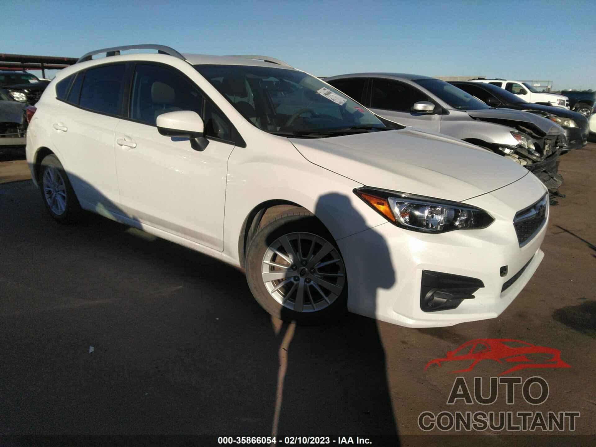 SUBARU IMPREZA 2018 - 4S3GTAB61J3734210