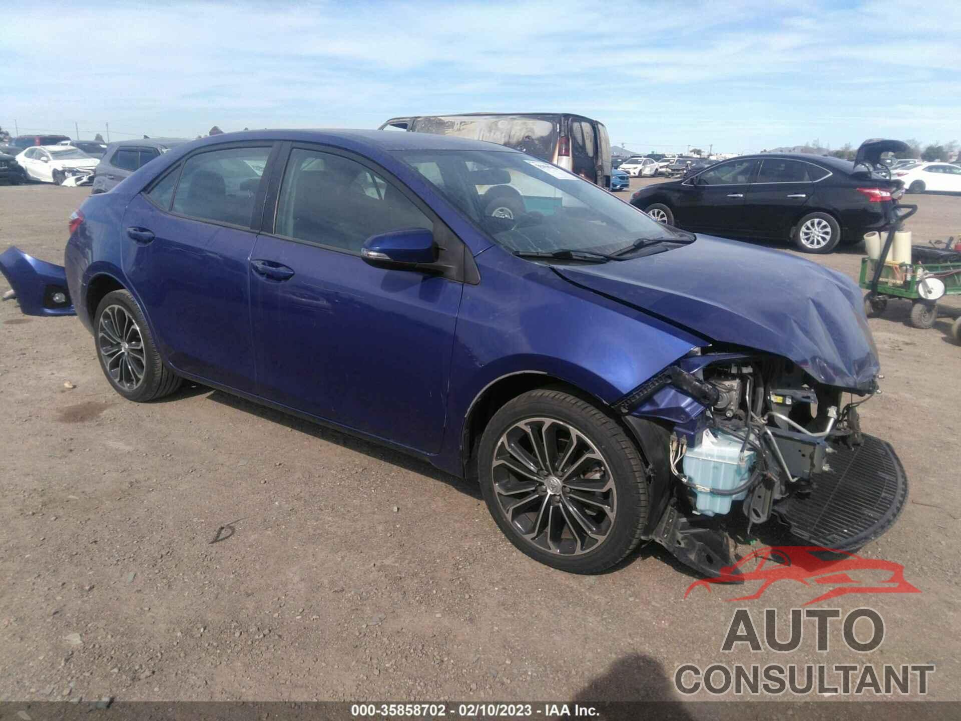 TOYOTA COROLLA 2016 - 5YFBURHE8GP469323