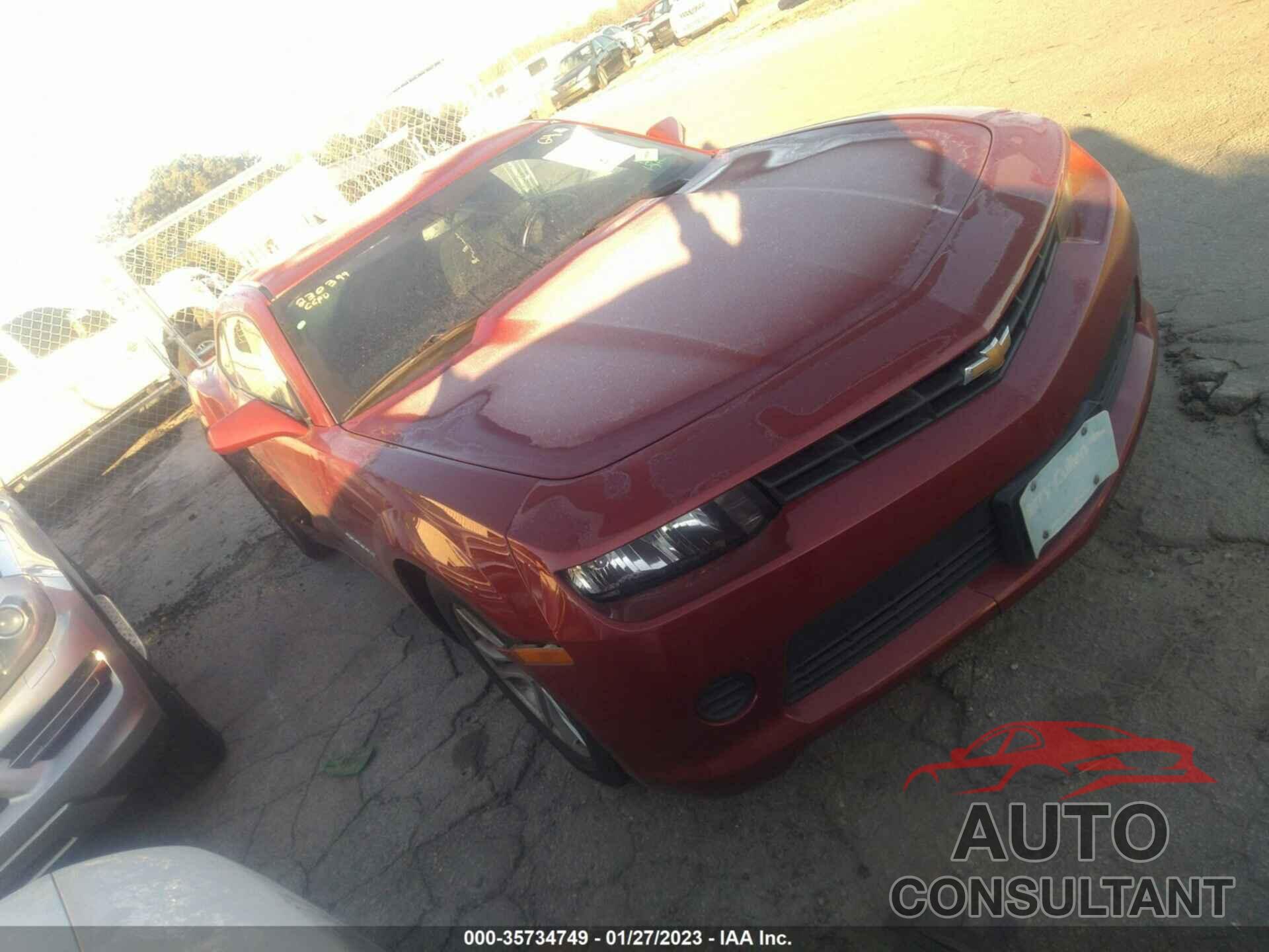 CHEVROLET CAMARO 2015 - 2G1FB1E37F9277202