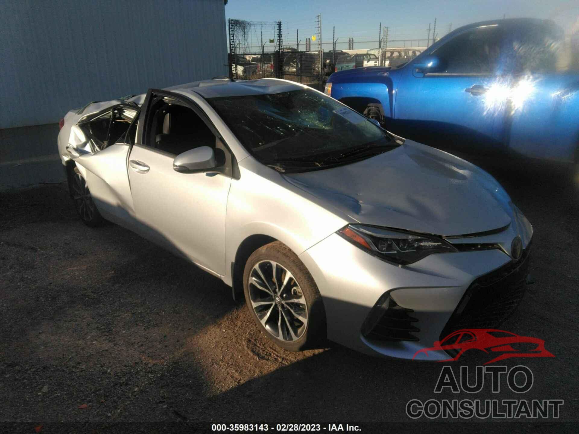 TOYOTA COROLLA 2019 - 5YFBURHE6KP861726