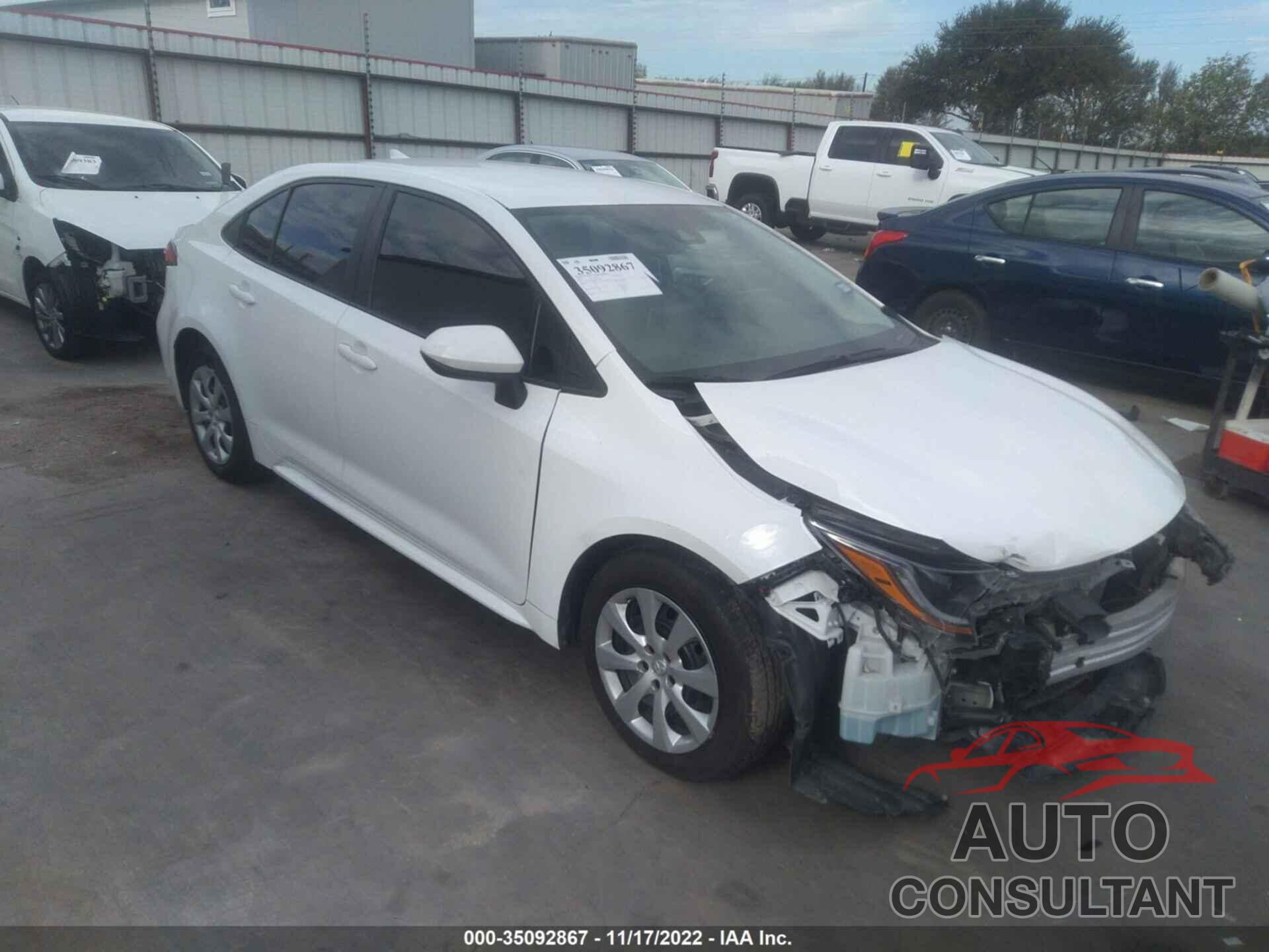 TOYOTA COROLLA 2021 - 5YFEPMAE6MP154047