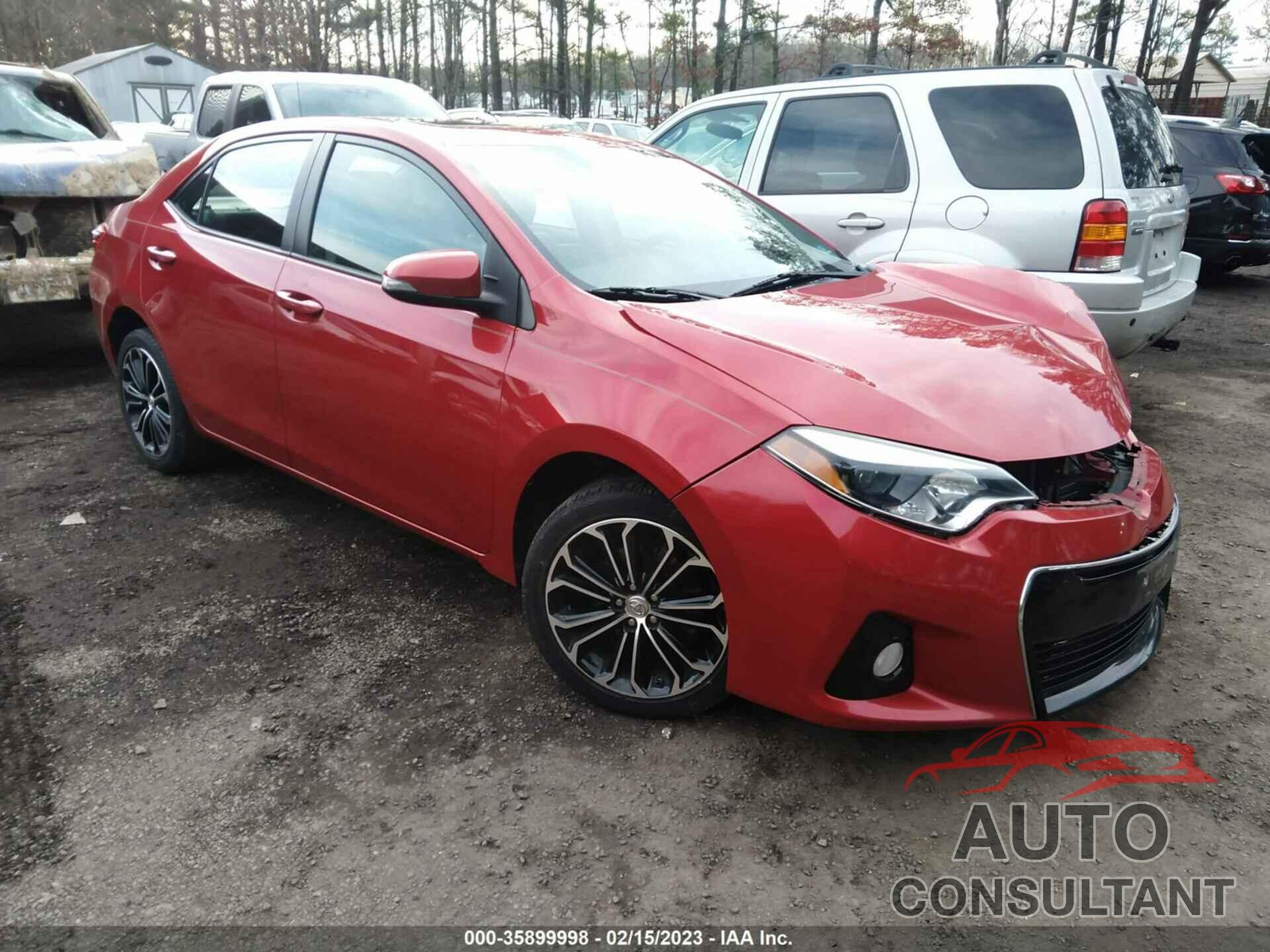 TOYOTA COROLLA 2016 - 2T1BURHE0GC565737