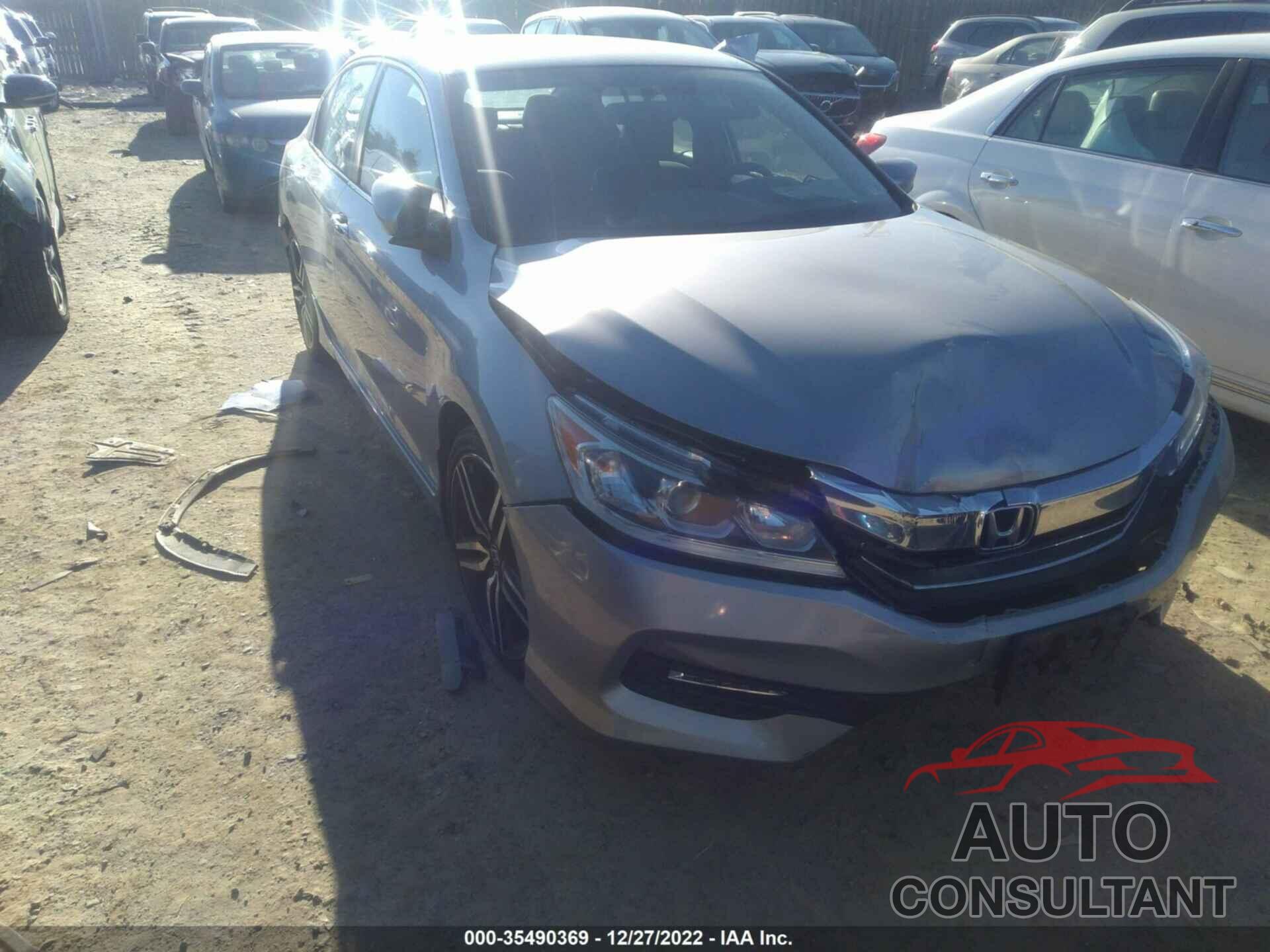 HONDA ACCORD SEDAN 2016 - 1HGCR2F54GA082113