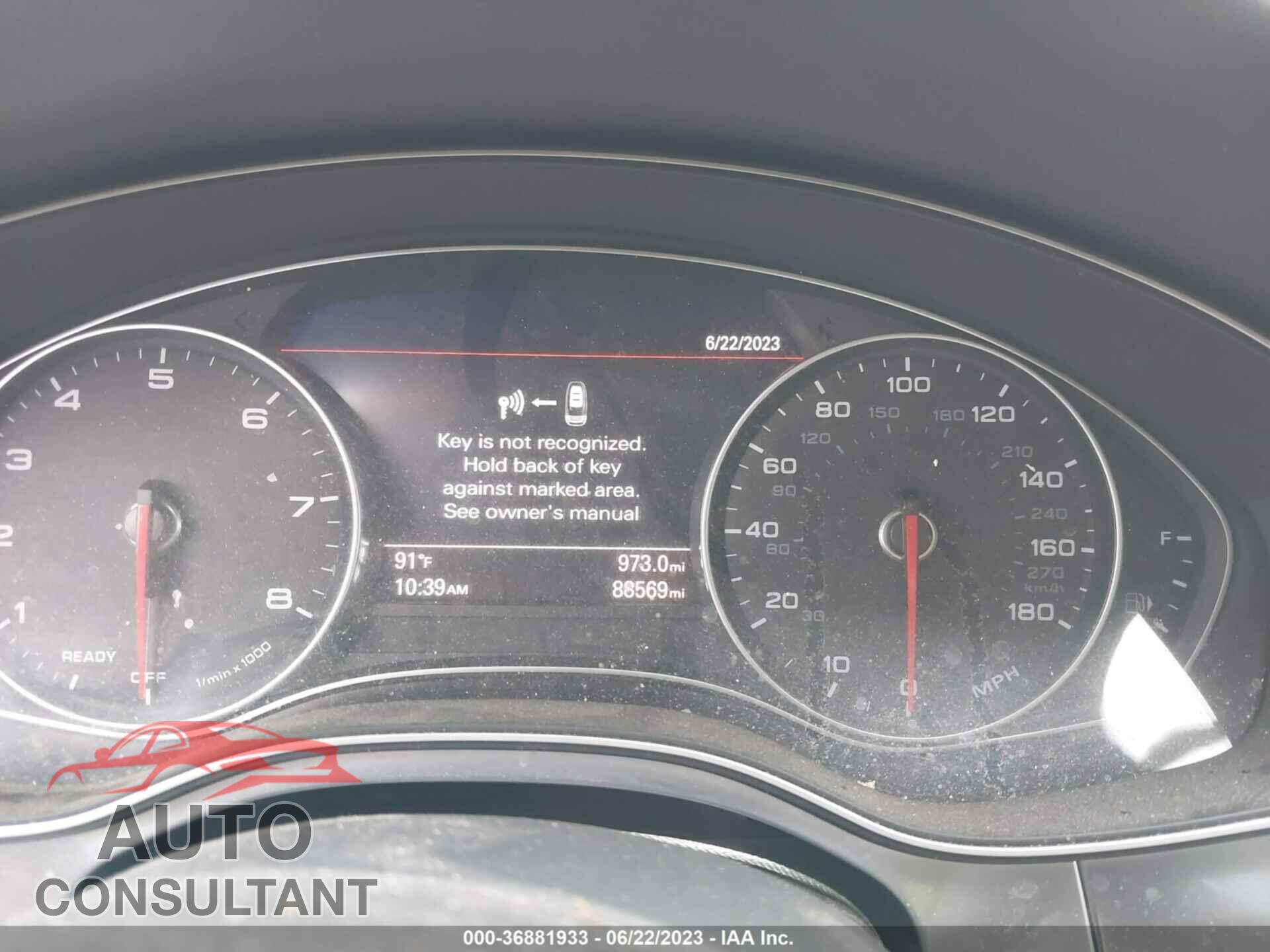 AUDI A6 2016 - WAUDFAFC0GN110144
