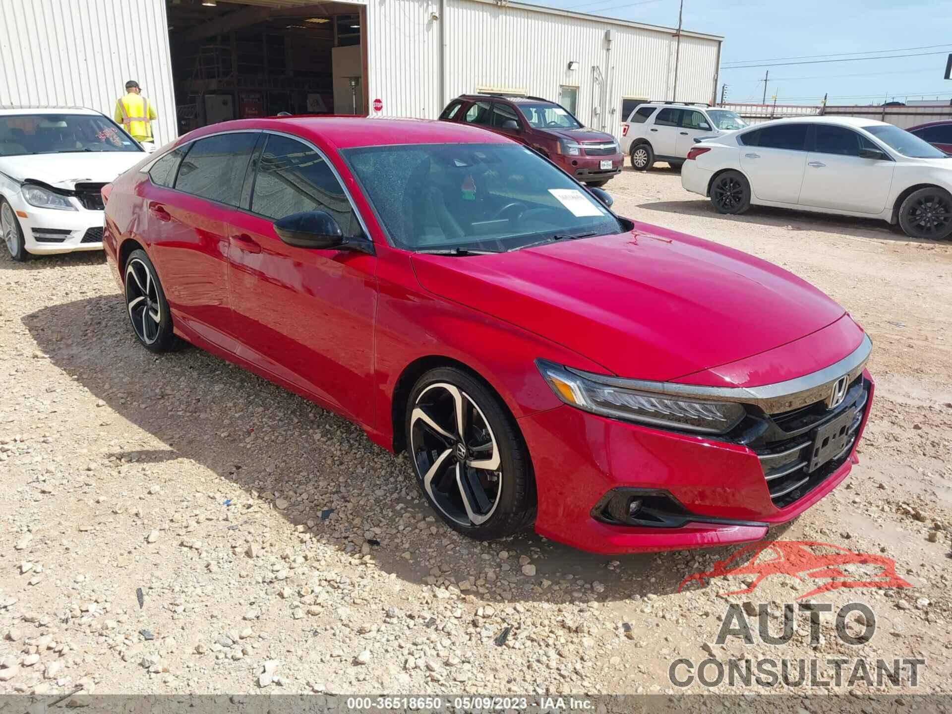 HONDA ACCORD SEDAN 2022 - 1HGCV1F38NA000224