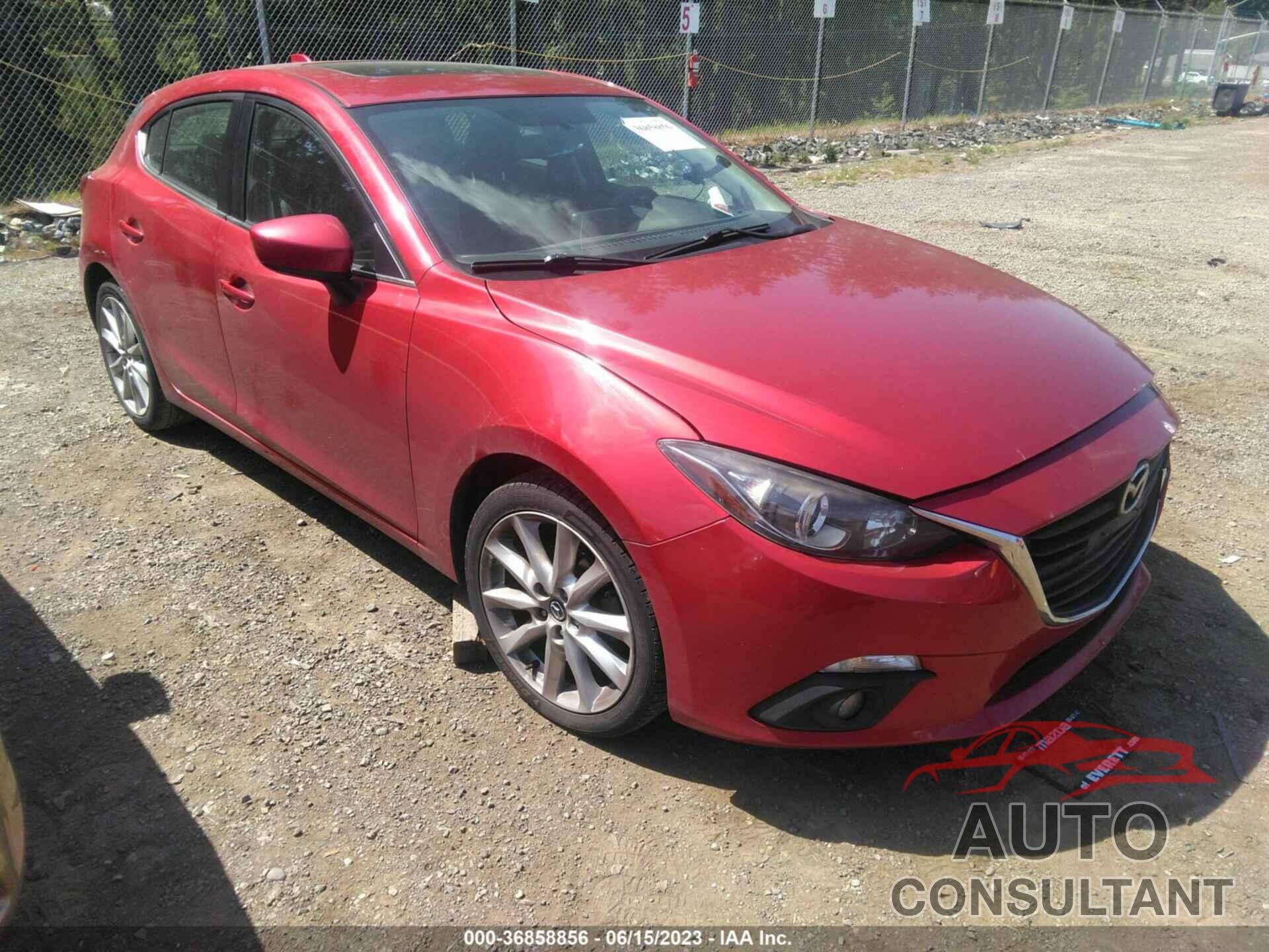 MAZDA MAZDA3 2015 - JM1BM1M76F1241736