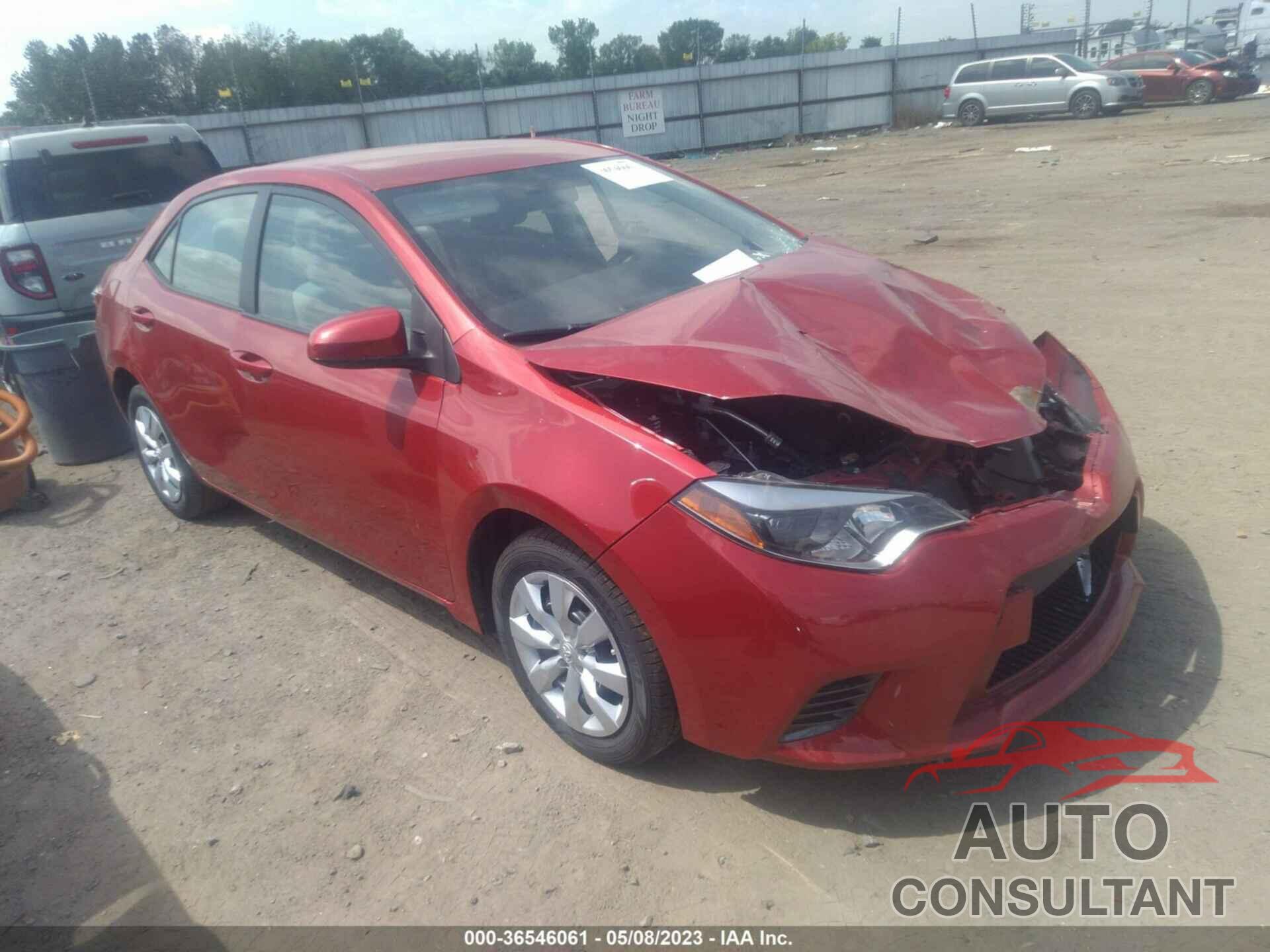 TOYOTA COROLLA 2016 - 5YFBURHE5GP500110
