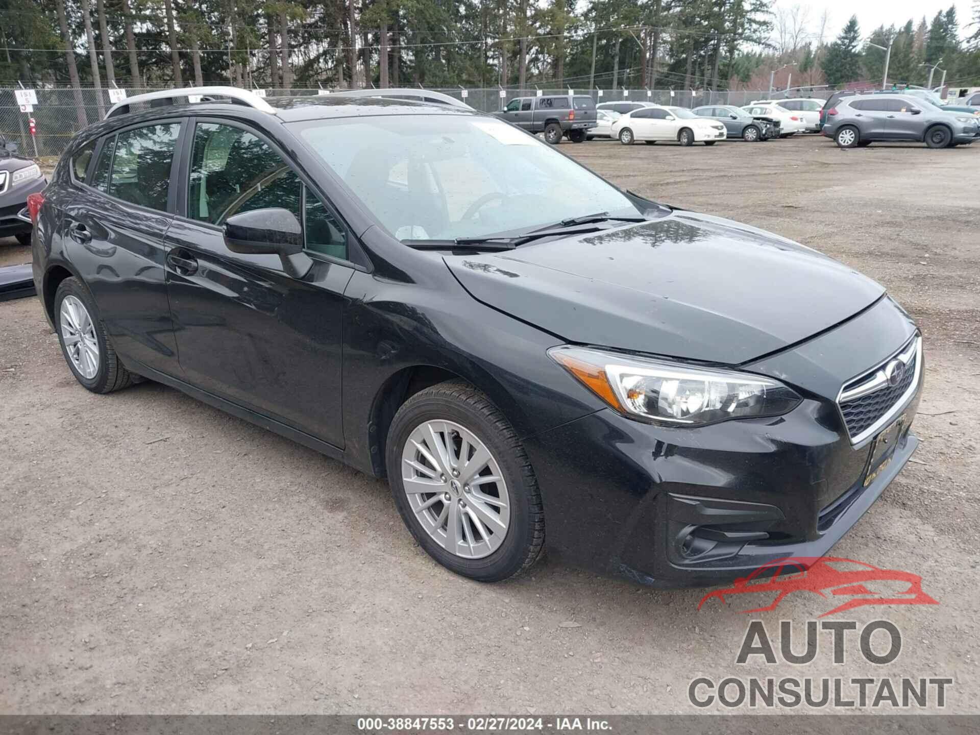 SUBARU IMPREZA 2018 - 4S3GTAB68J3731417