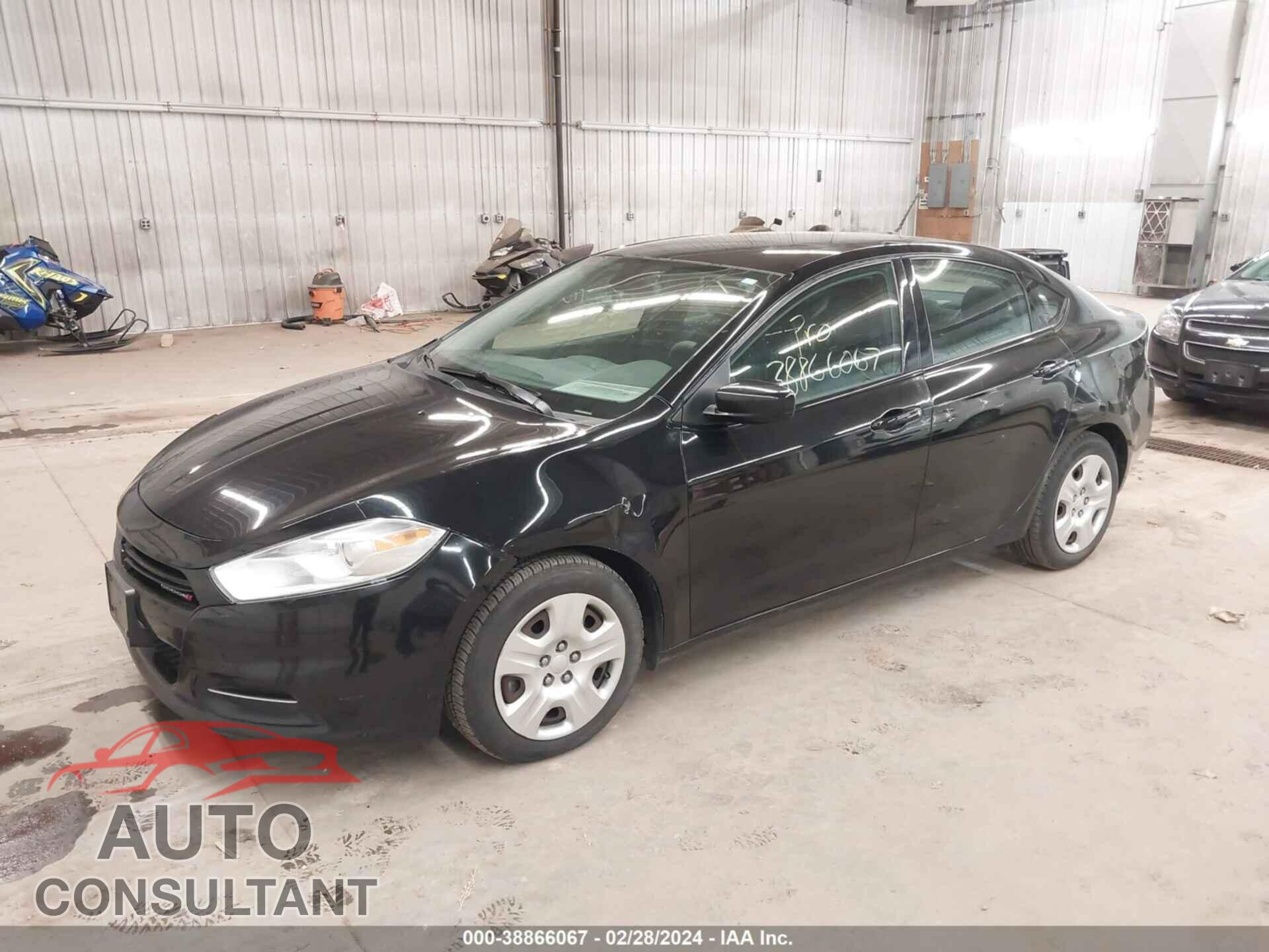 DODGE DART 2016 - 1C3CDFAA2GD565384