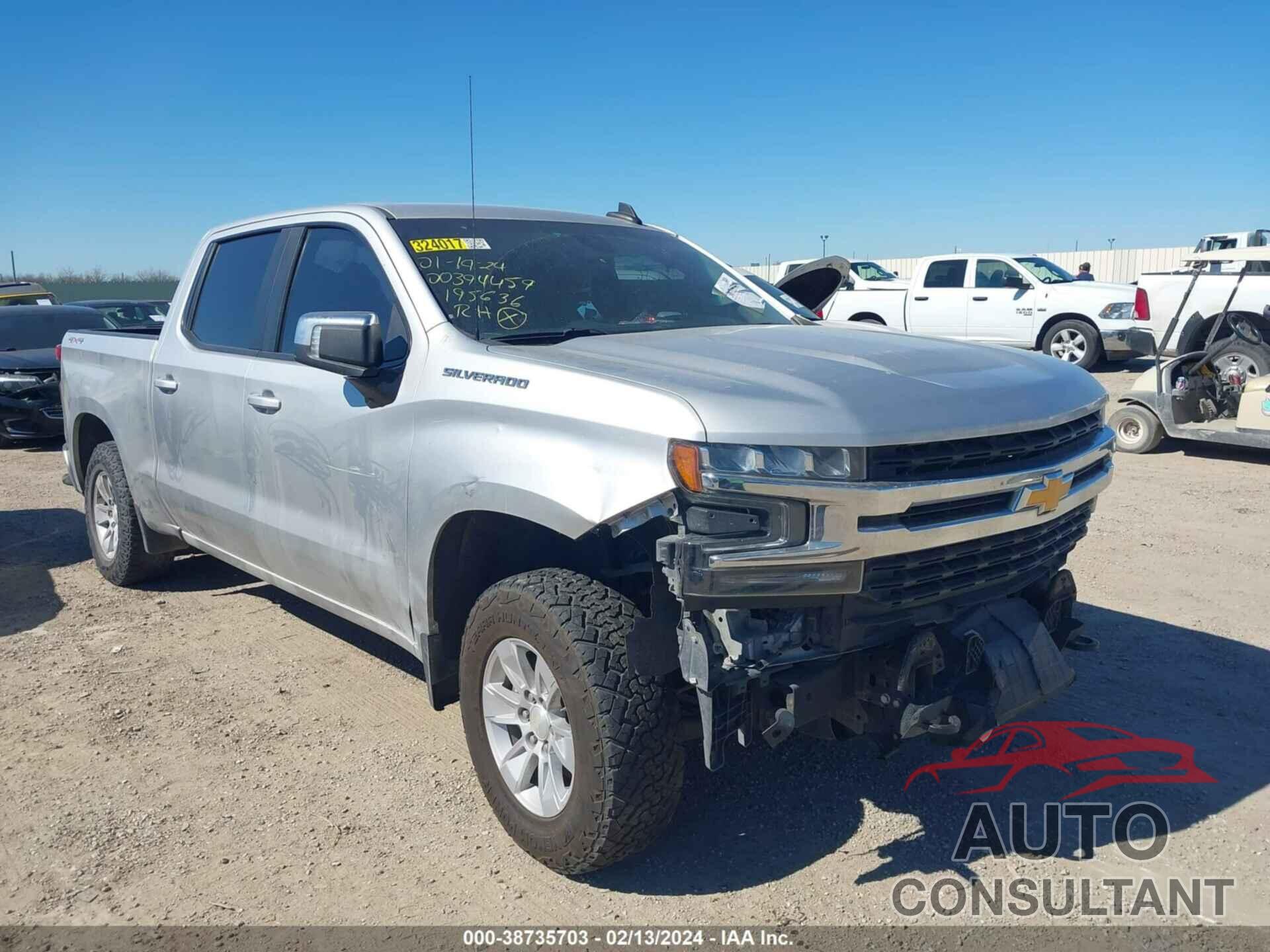 CHEVROLET SILVERADO 1500 2019 - 3GCPYDEK9KG195636