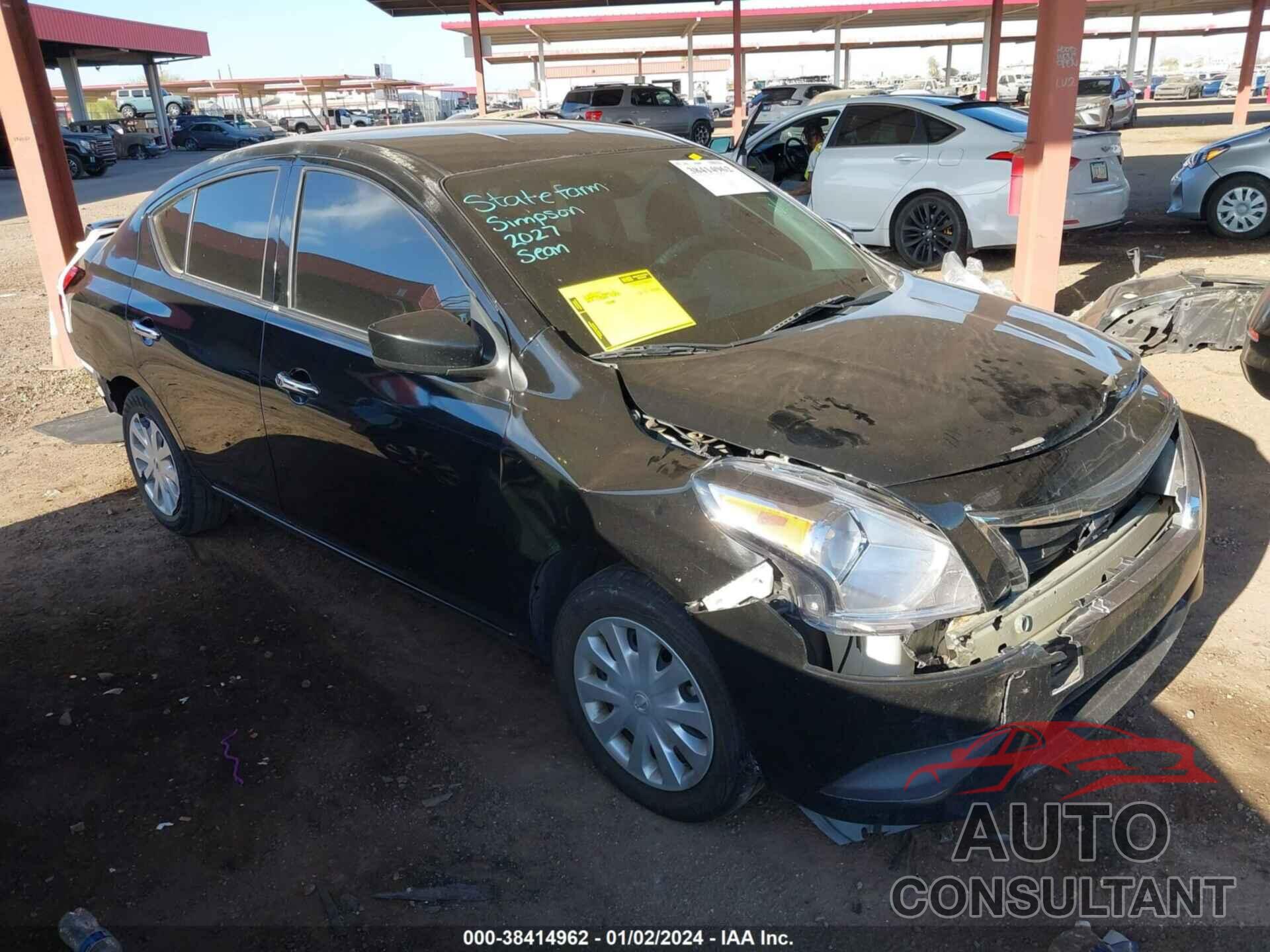 NISSAN VERSA 2019 - 3N1CN7AP0KL845989