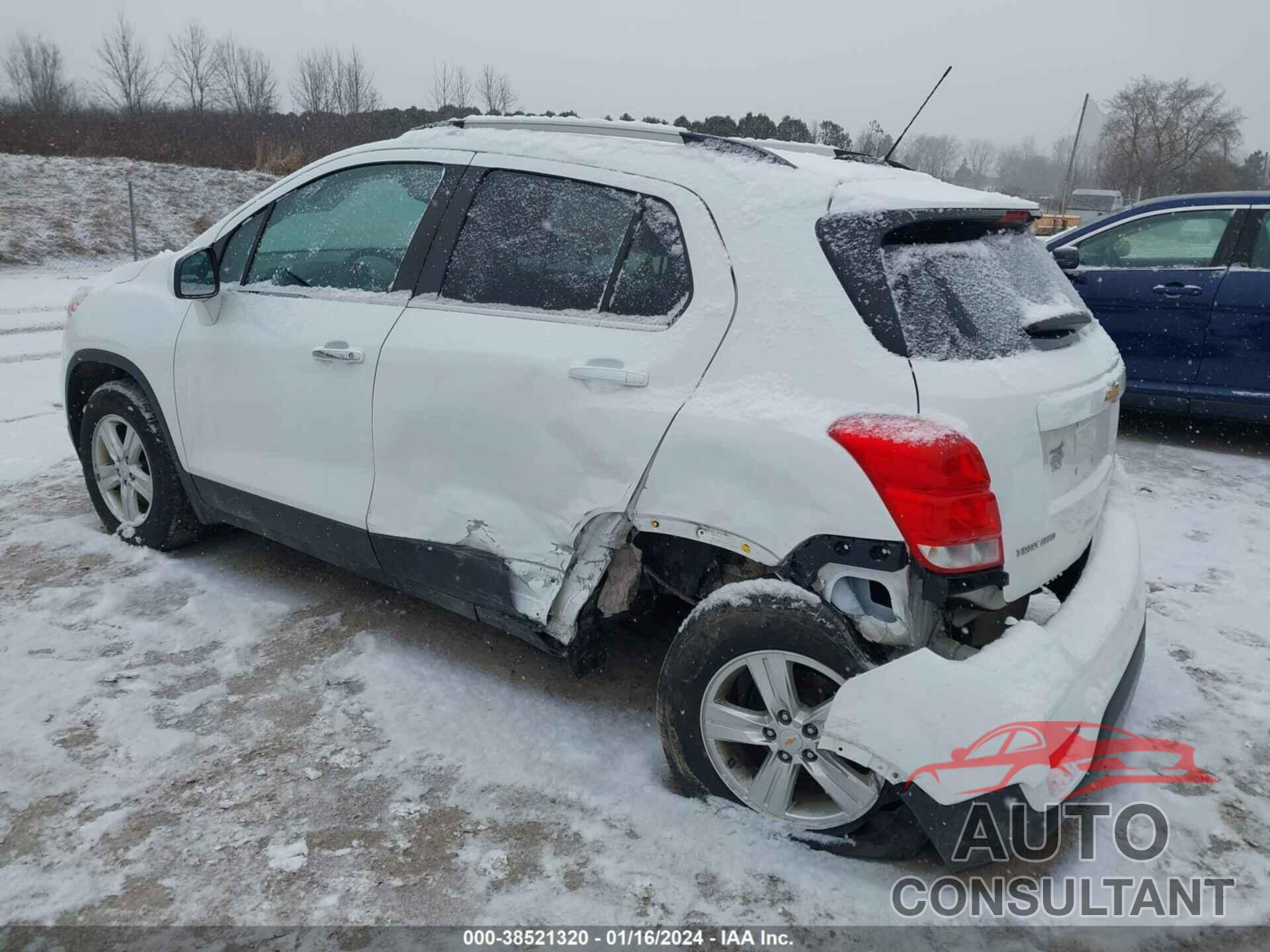 CHEVROLET TRAX 2019 - KL7CJPSB8KB832966