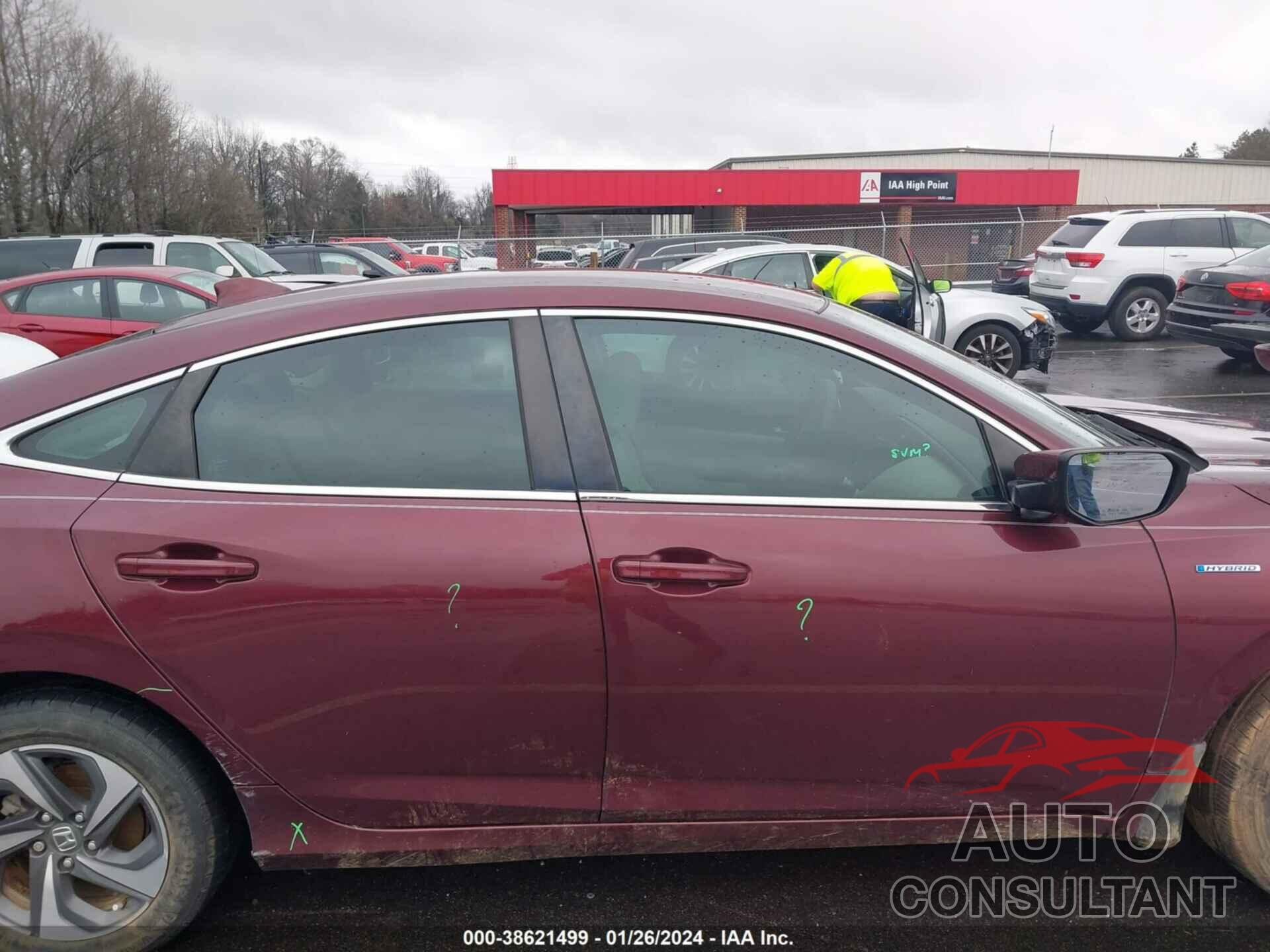 HONDA INSIGHT 2019 - 19XZE4F12KE013021