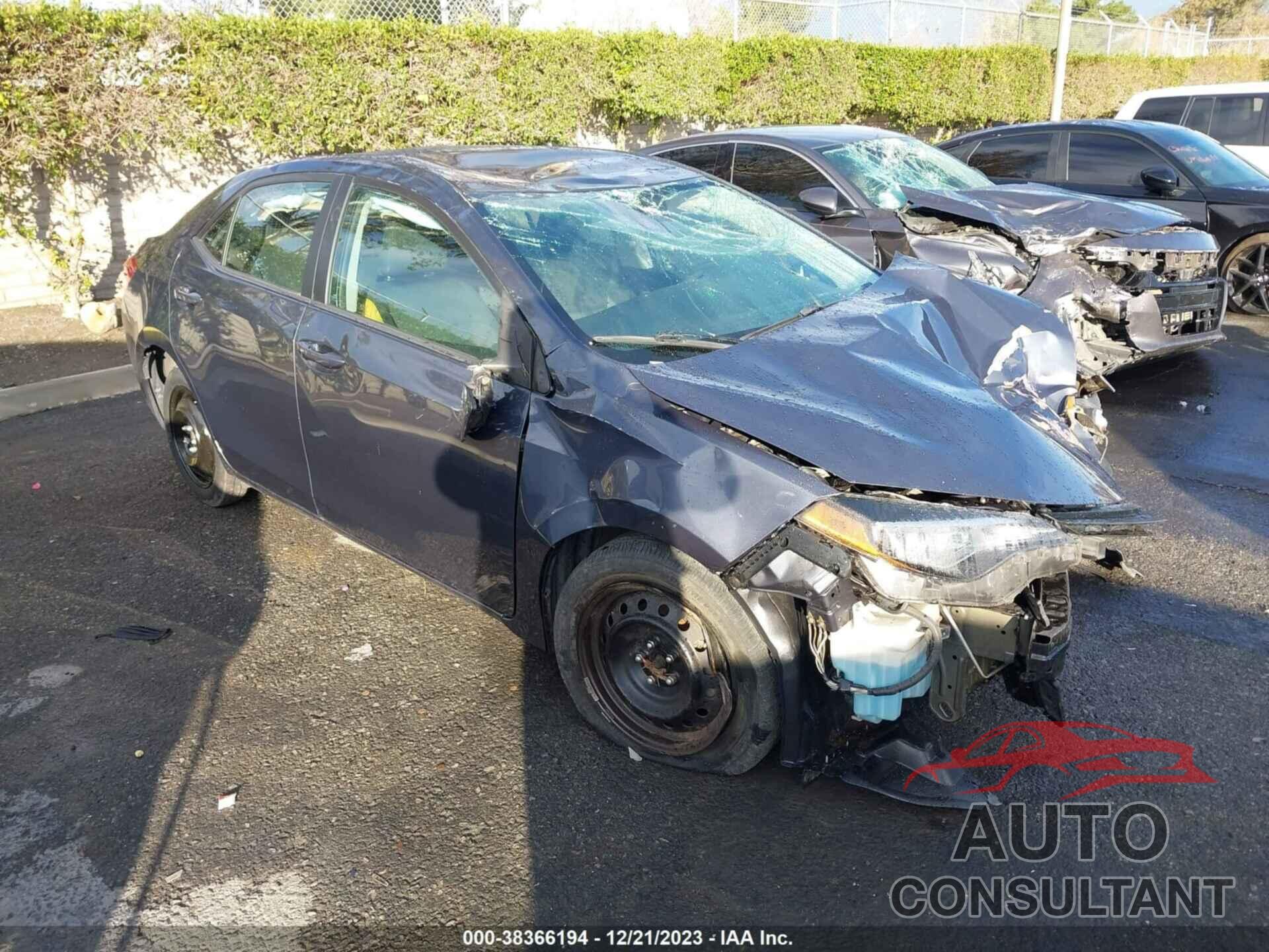 TOYOTA COROLLA 2019 - 5YFBURHE5KP888478