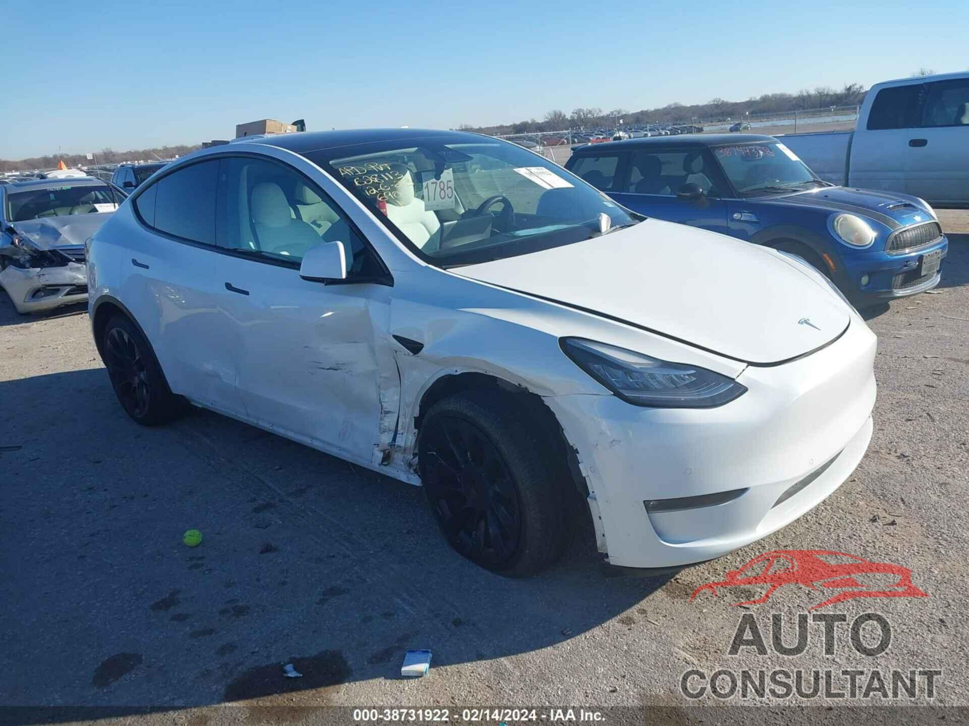 TESLA MODEL Y 2022 - 7SAYGDEE7NF439606