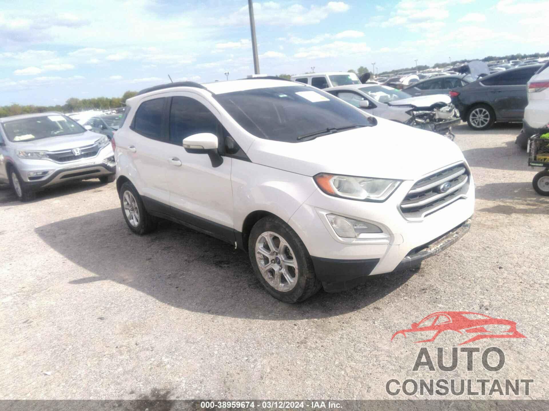 FORD ECOSPORT 2018 - MAJ3P1TE7JC224989