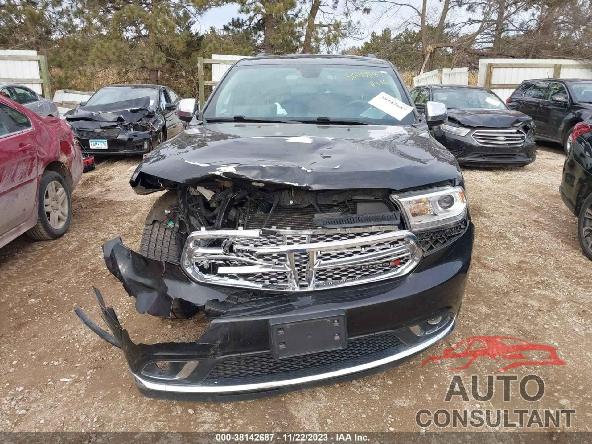 DODGE DURANGO 2016 - 1C4RDJEG9GC481821