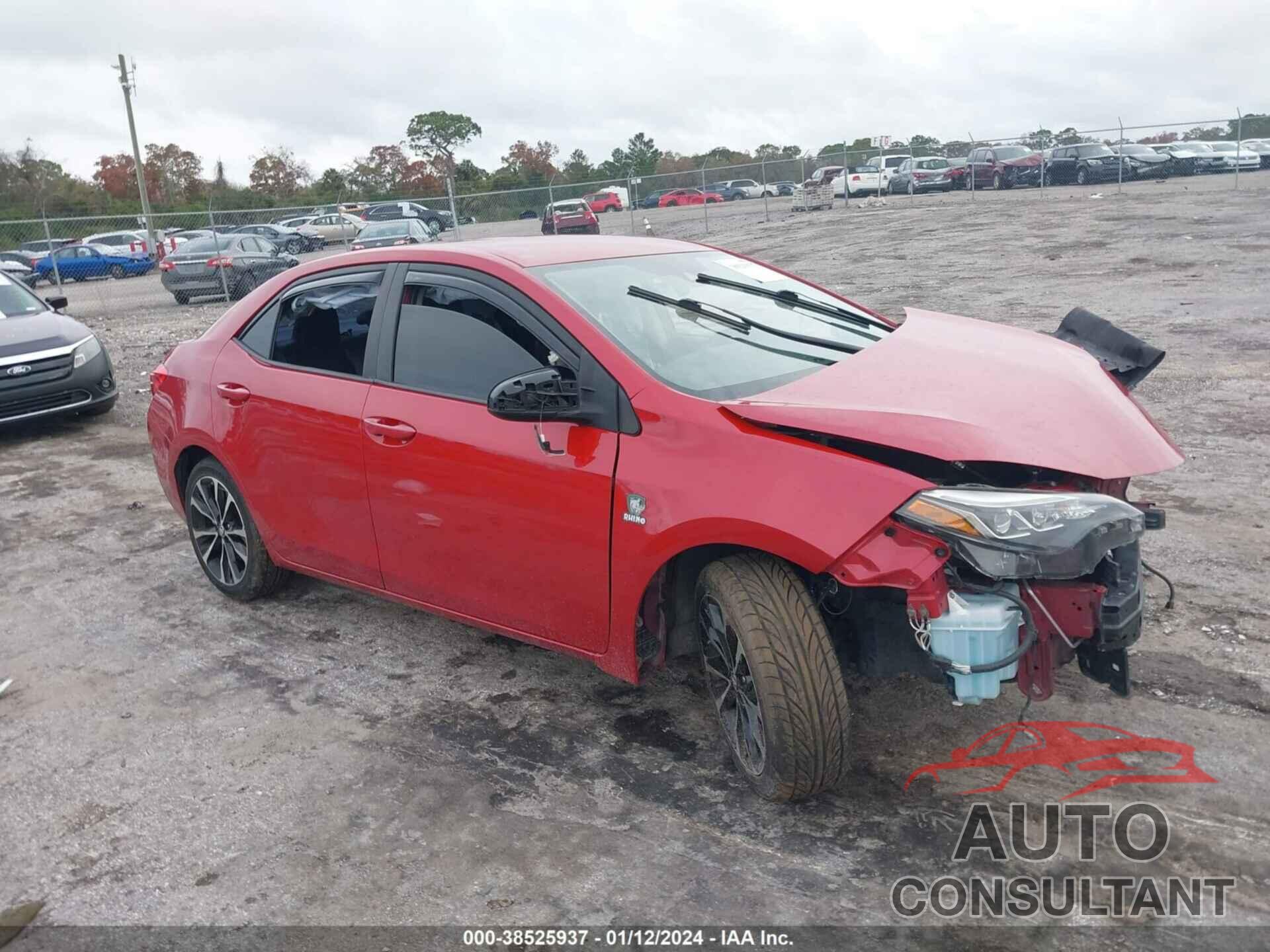 TOYOTA COROLLA 2017 - 2T1BURHE7HC954134