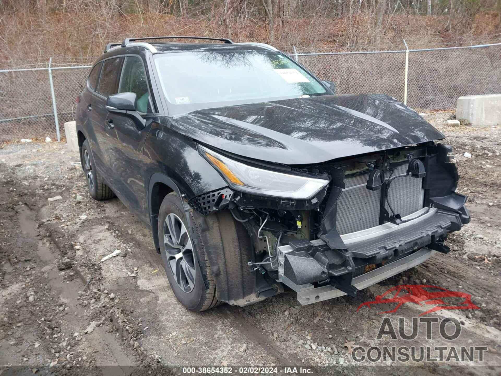 TOYOTA HIGHLANDER 2022 - 5TDGZRBH0NS596436