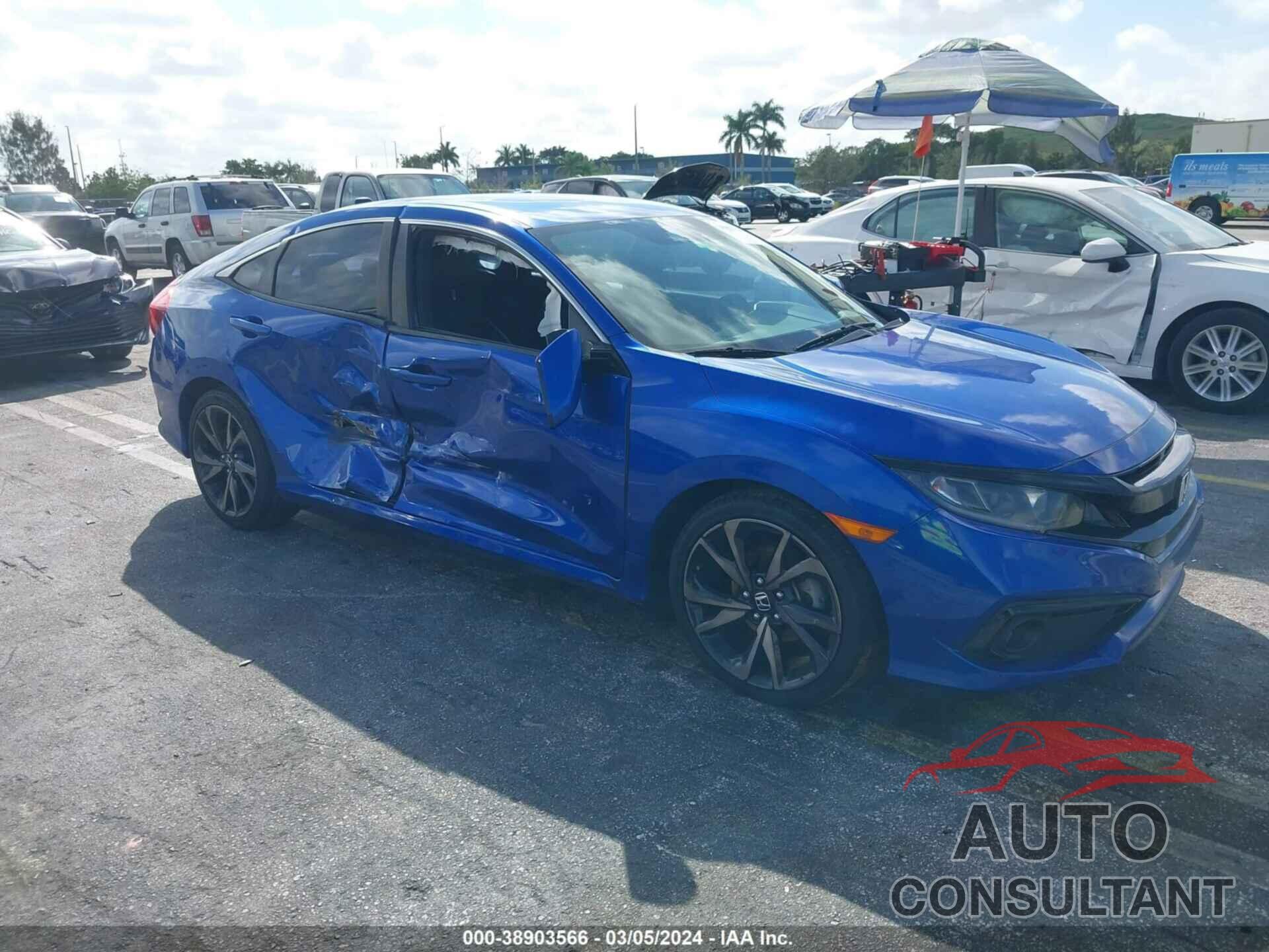 HONDA CIVIC 2019 - 2HGFC2F84KH562493