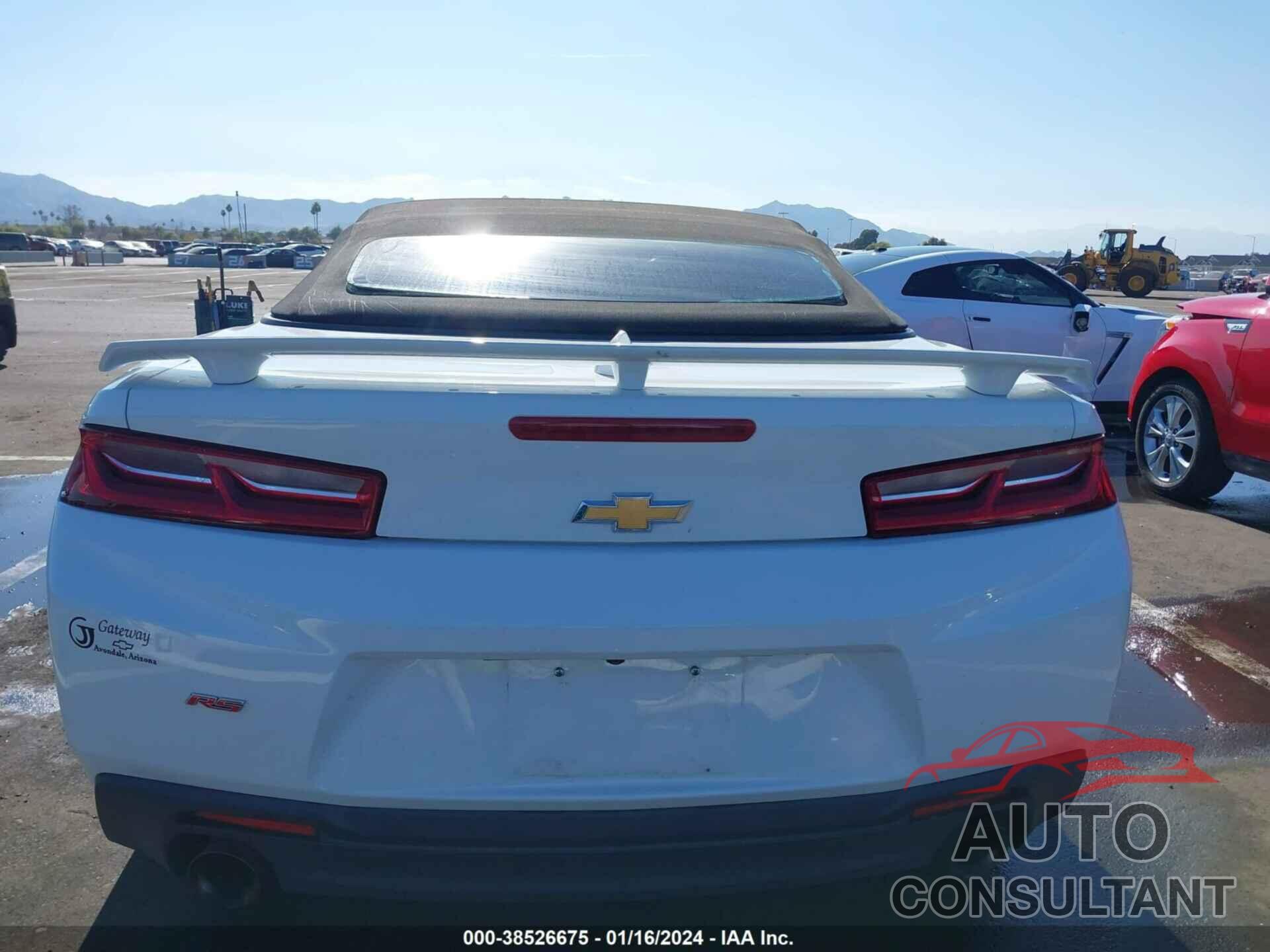 CHEVROLET CAMARO 2017 - 1G1FB3DS1H0160619